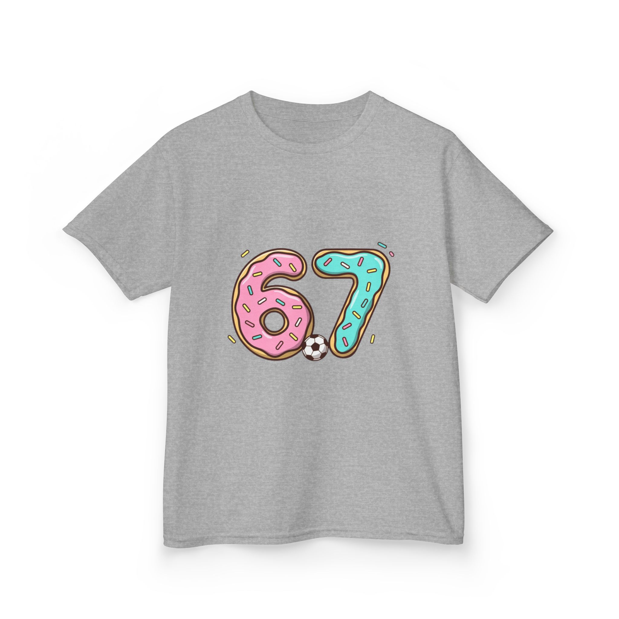 Kids 67 Doughnut Football Shirt - Image 15
