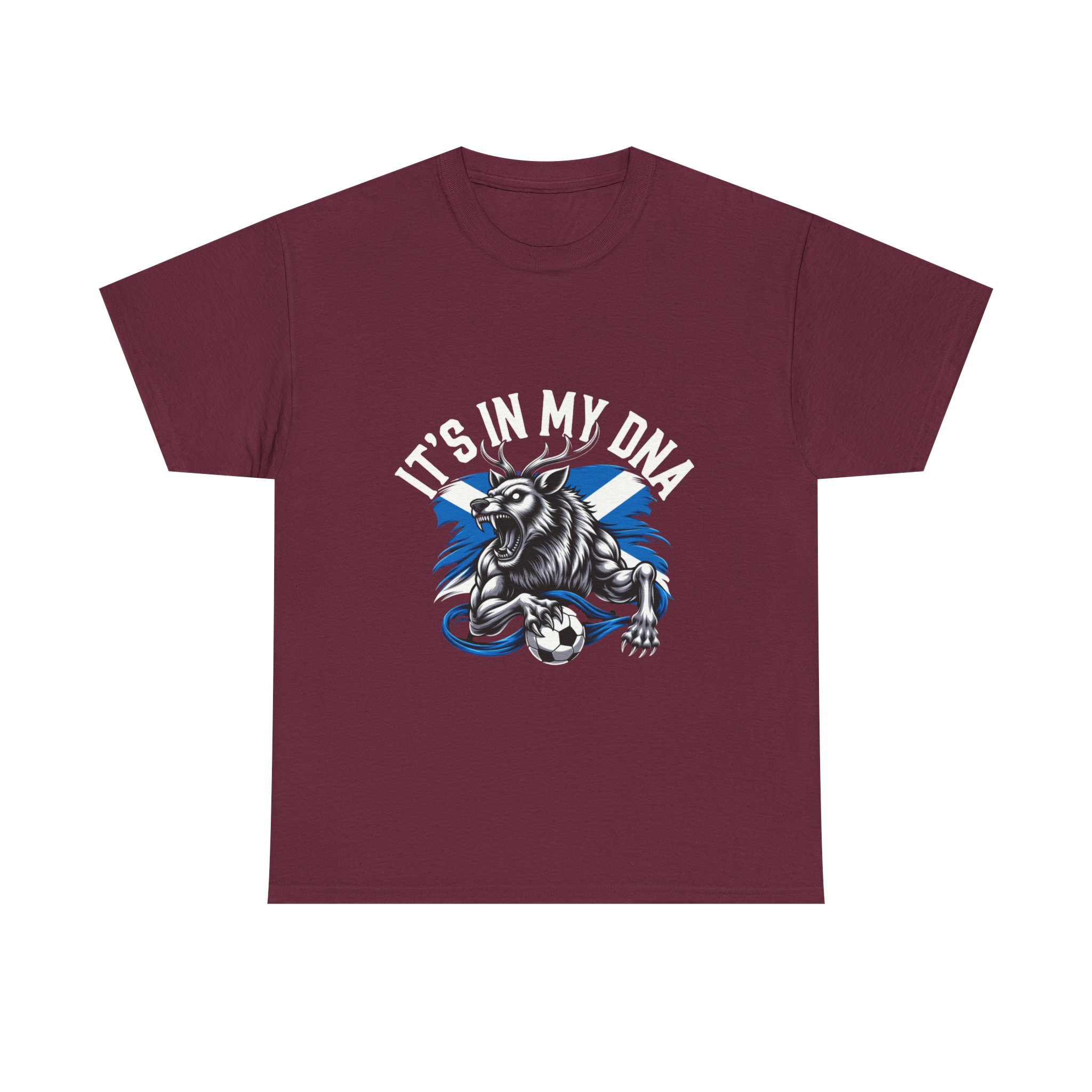 Scottish Football "It's In My DNA" Wolf T-Shirt - Image 9