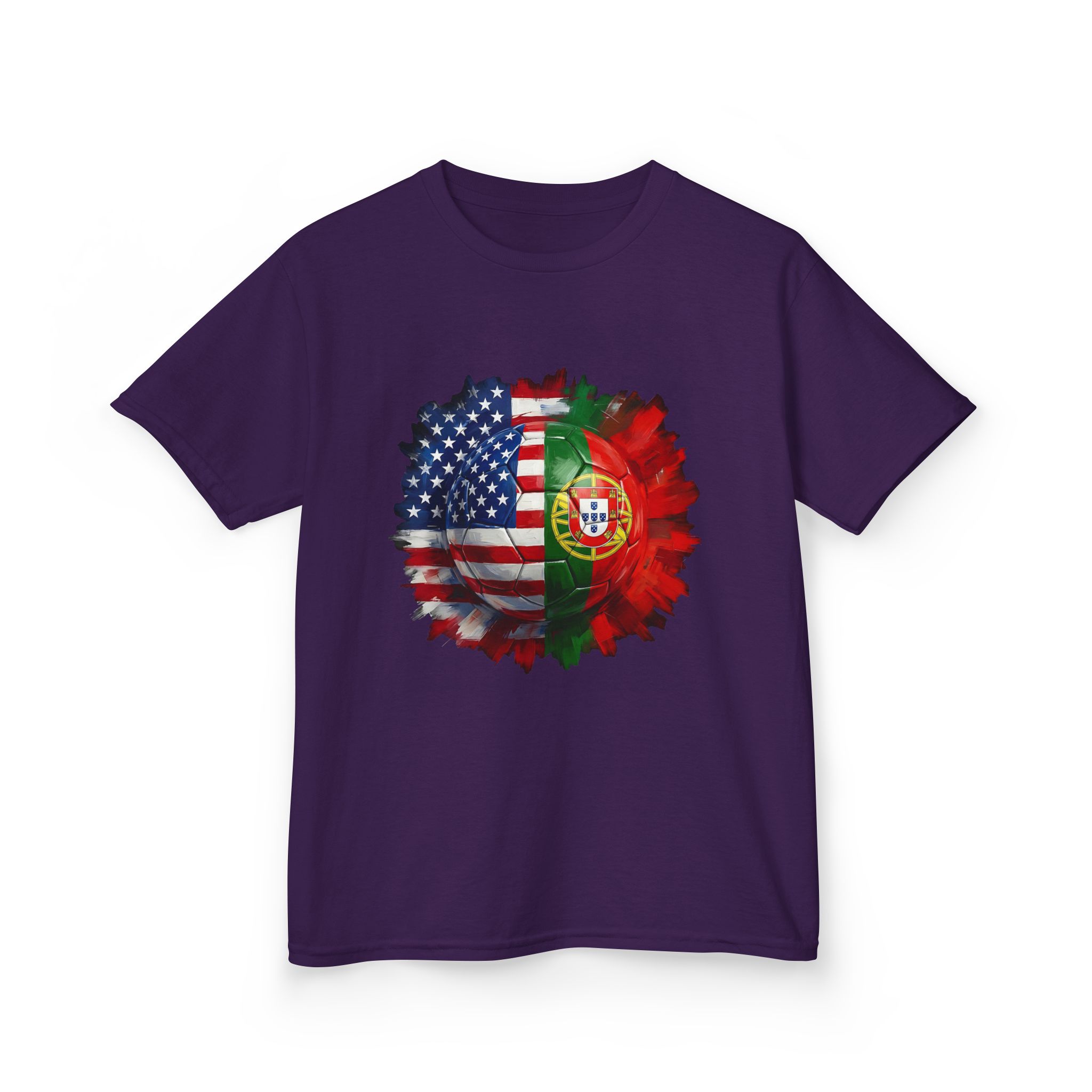 Kids USA vs Portugal Soccer Shirt - Image 15