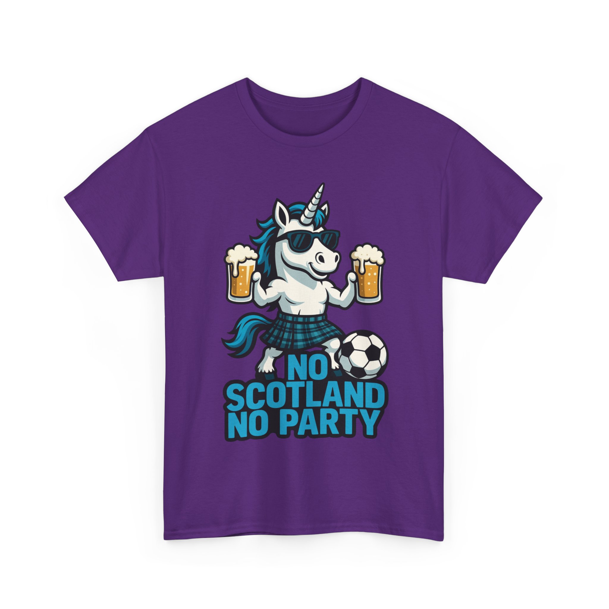 No Scotland No Party Unicorn Shirt - Image 43
