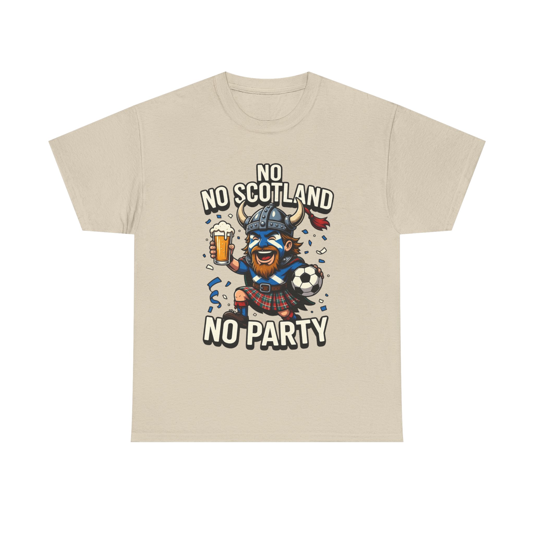 Scottish Fitbaw No Scotland No Party Shirt - Image 13