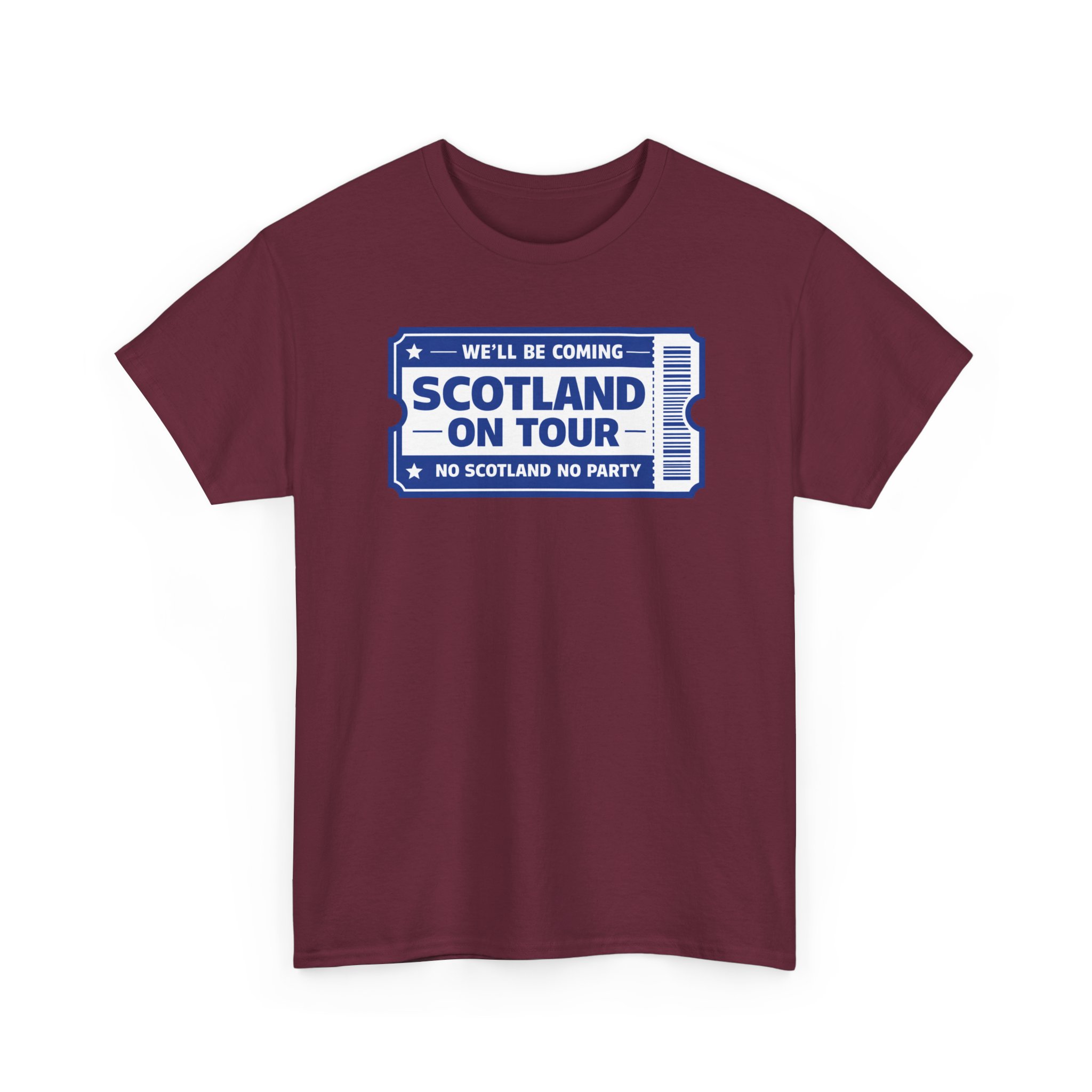 Scotland On Tour Ticket T Shirt - Image 23