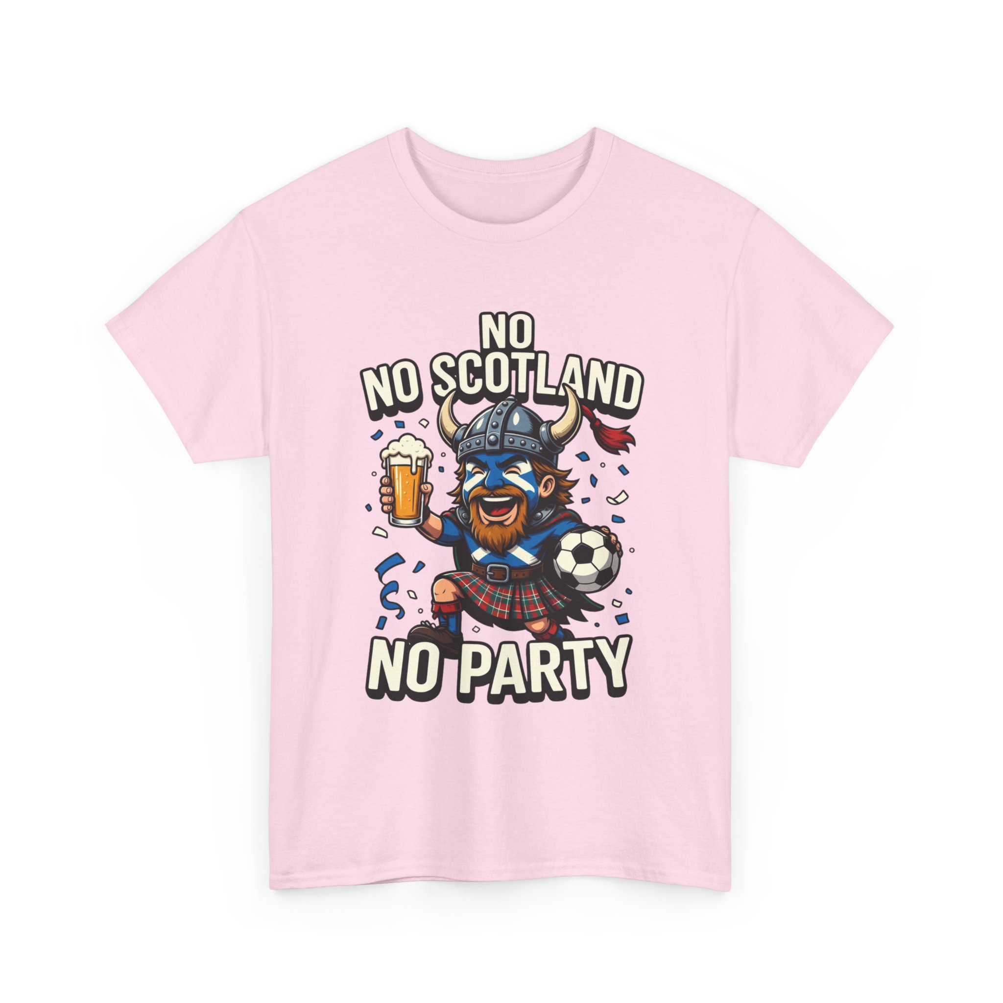 Scottish Fitbaw No Scotland No Party Shirt - Image 47