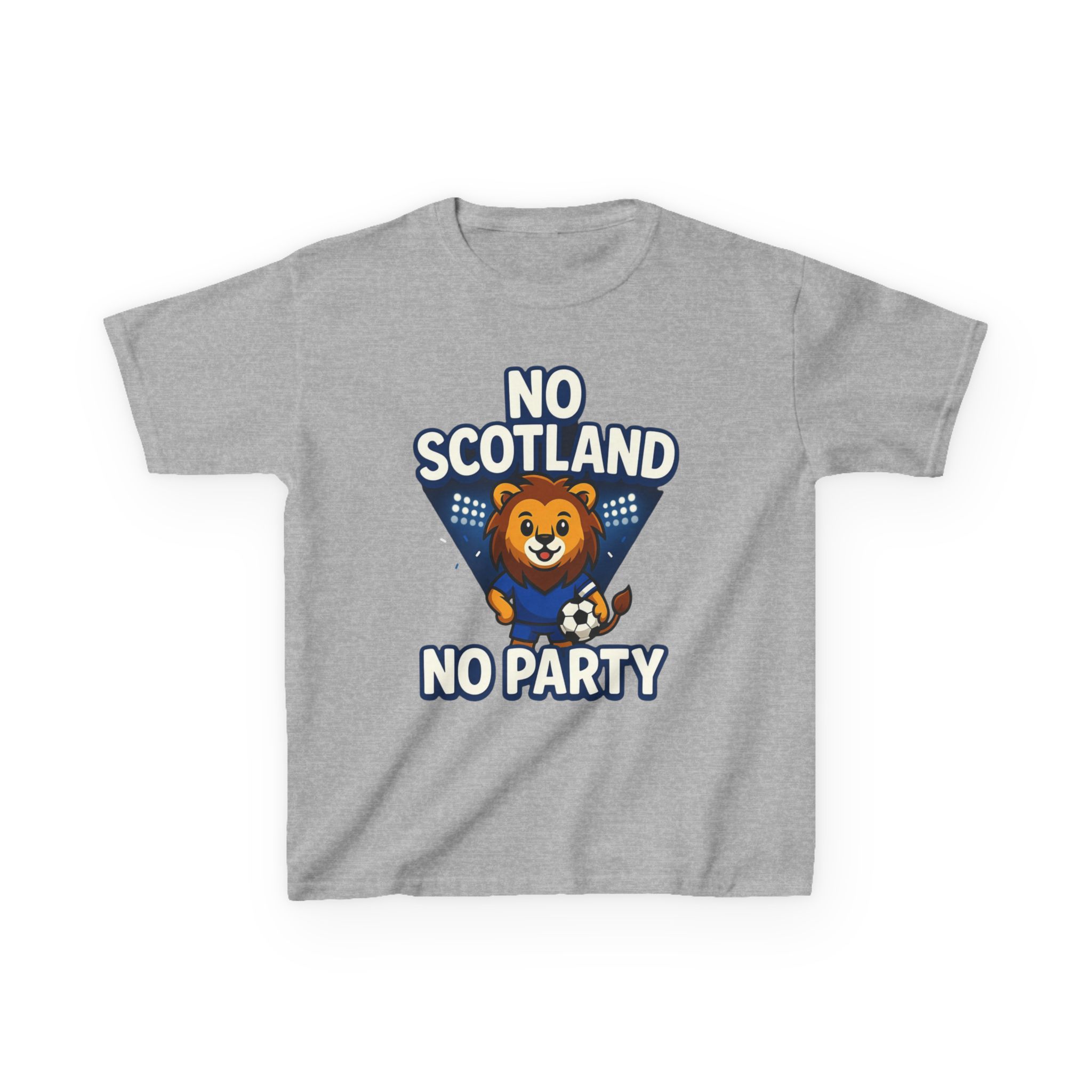 No Scotland No Party Kids Football T Shirt - Image 13