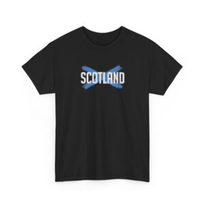 Scotland Football T Shirt, Saltire Flag Tee