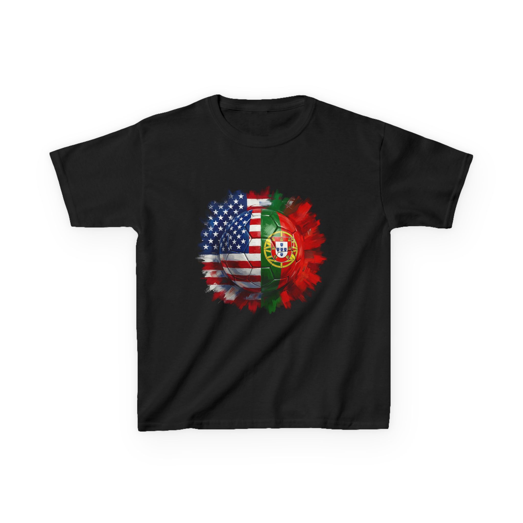 Kids USA vs Portugal Soccer Shirt - Image 2