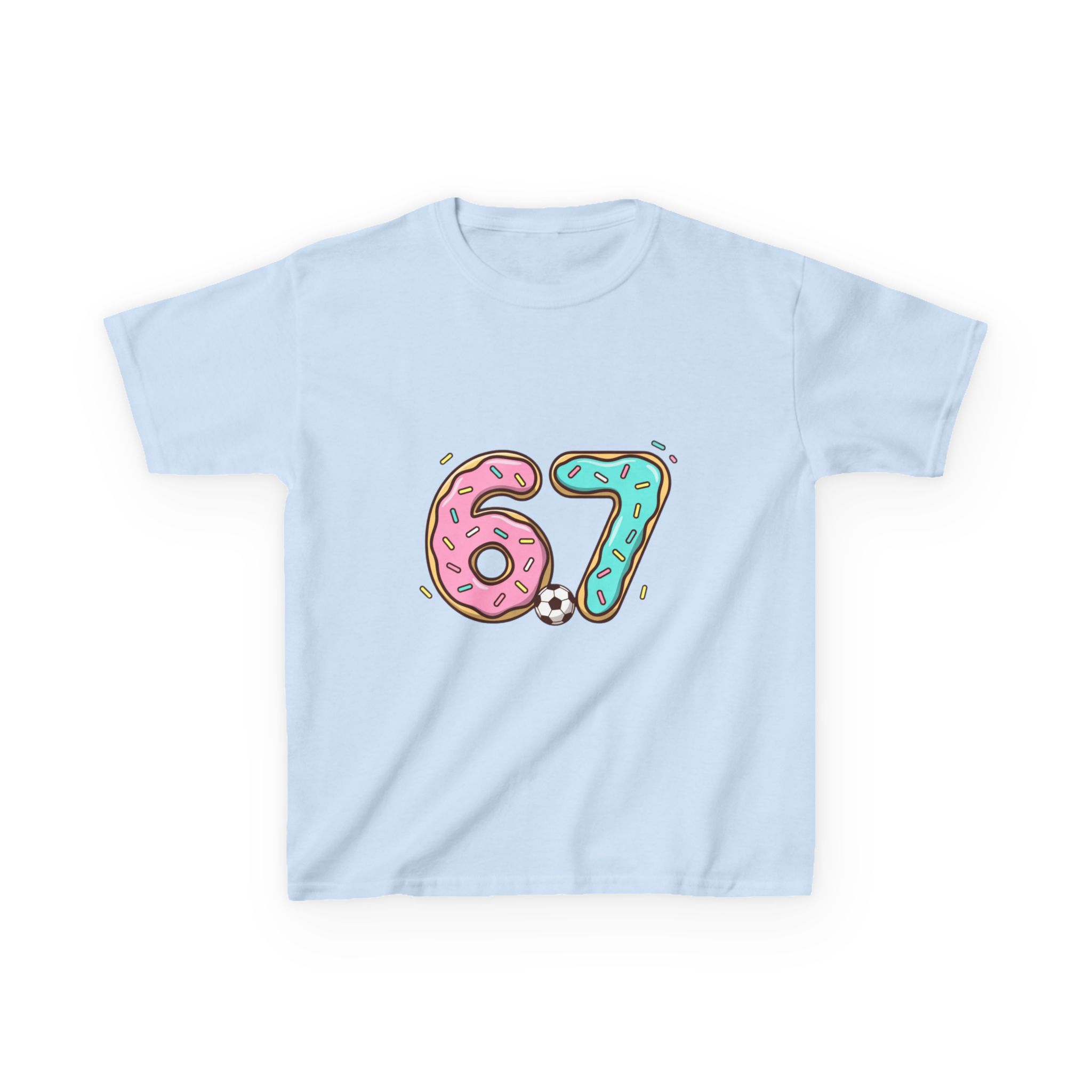 Kids 67 Doughnut Football Shirt - Image 29
