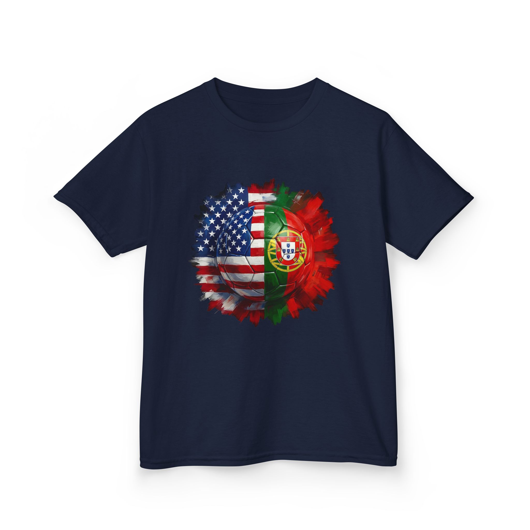 Kids USA vs Portugal Soccer Shirt - Image 11