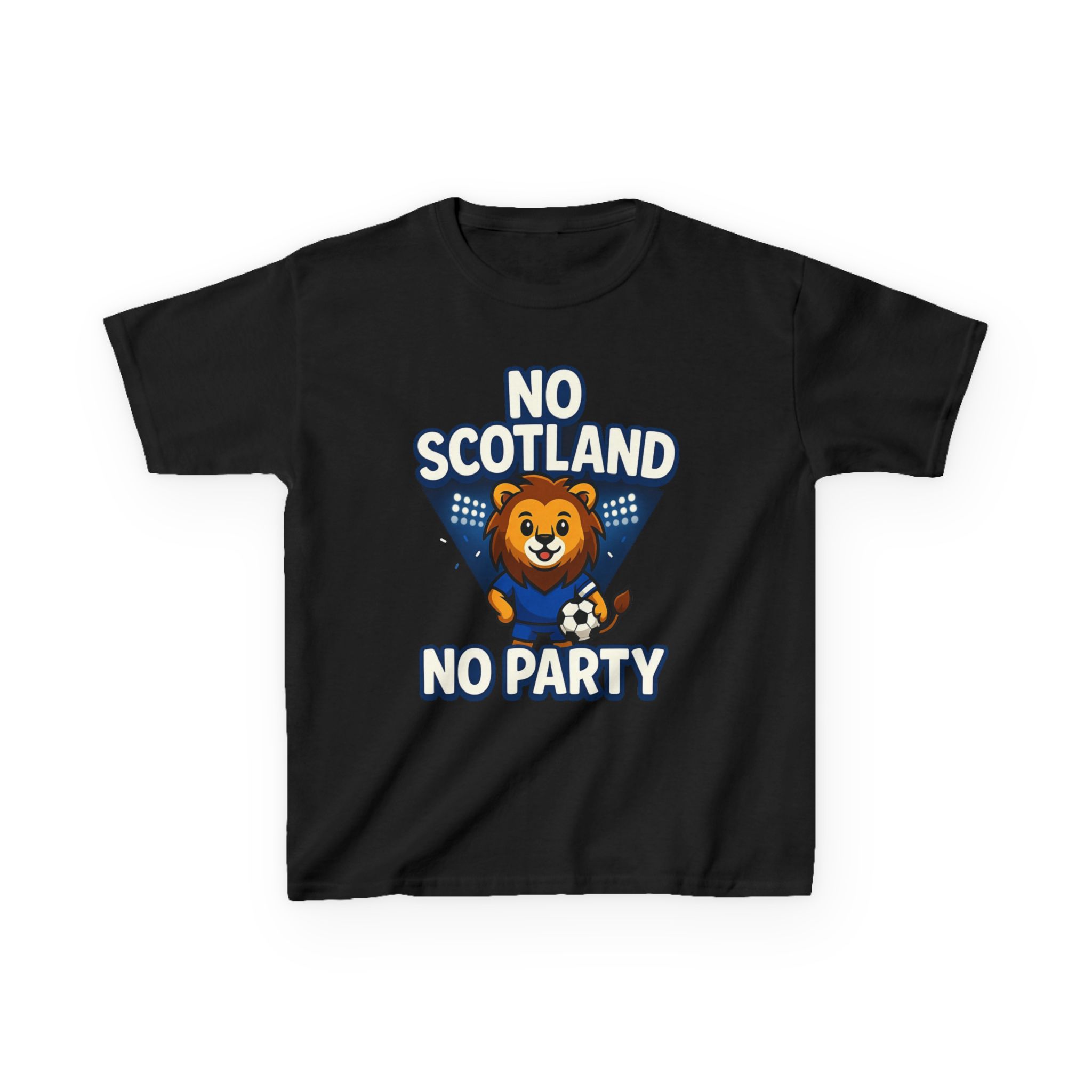 No Scotland No Party Kids Football T Shirt - Image 9