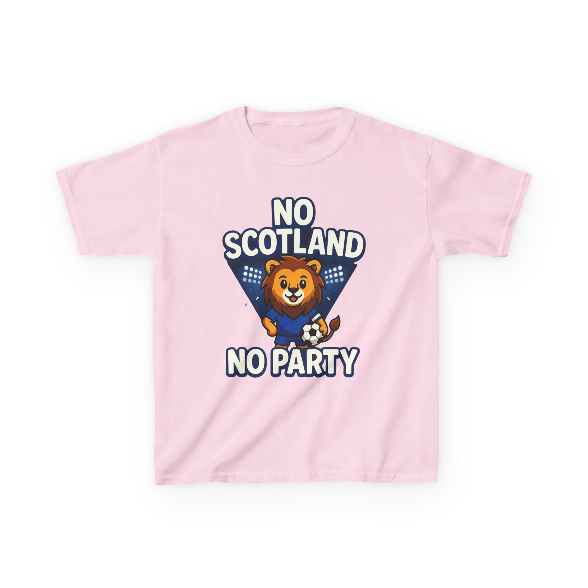 No Scotland No Party Kids Football T Shirt - Image 41