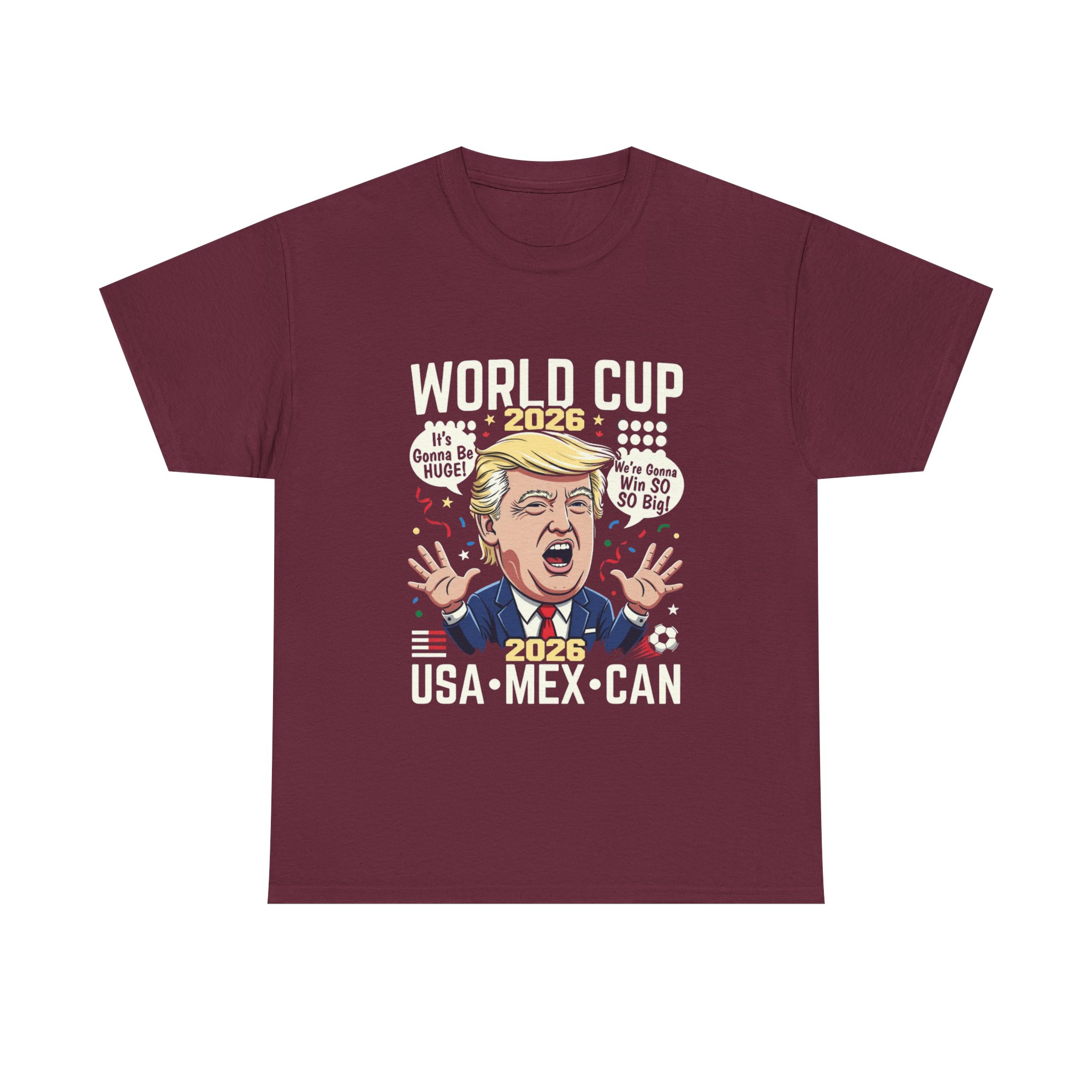 World Cup 2026 Trump Caricature Funny Soccer Shirt - Image 5