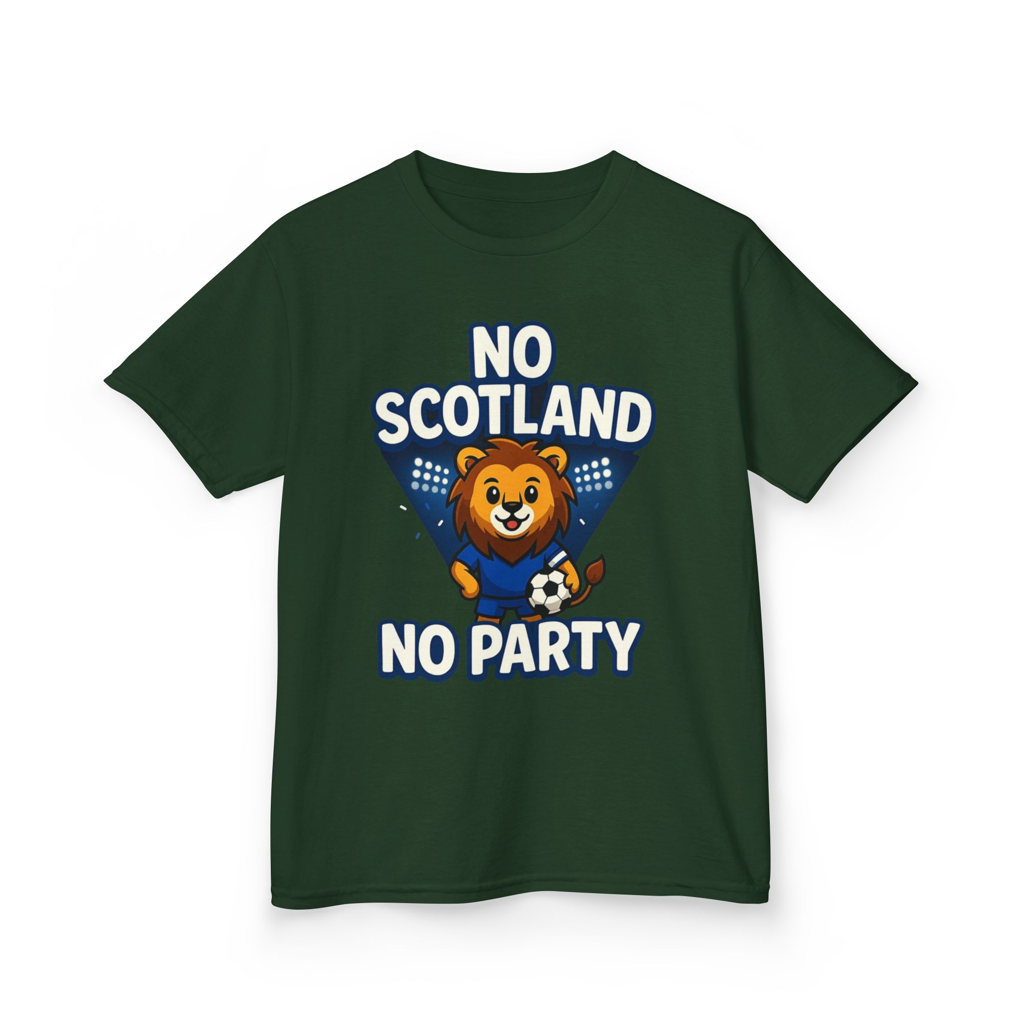 No Scotland No Party Kids Football T Shirt - Image 23