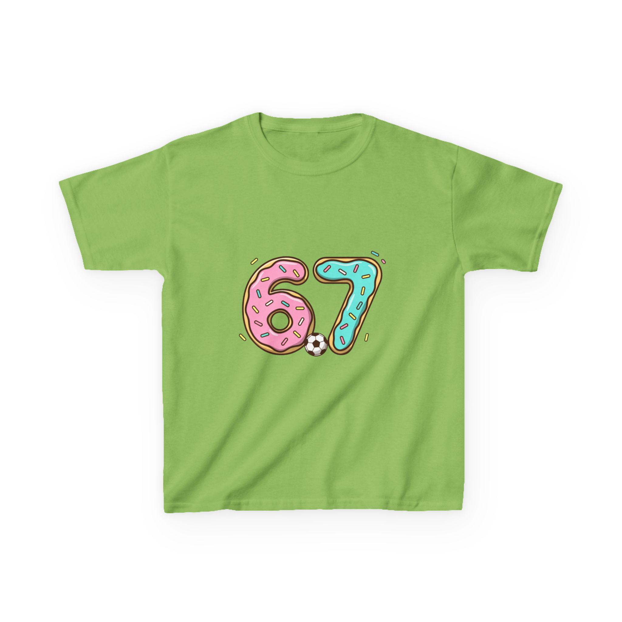 Kids 67 Doughnut Football Shirt - Image 17