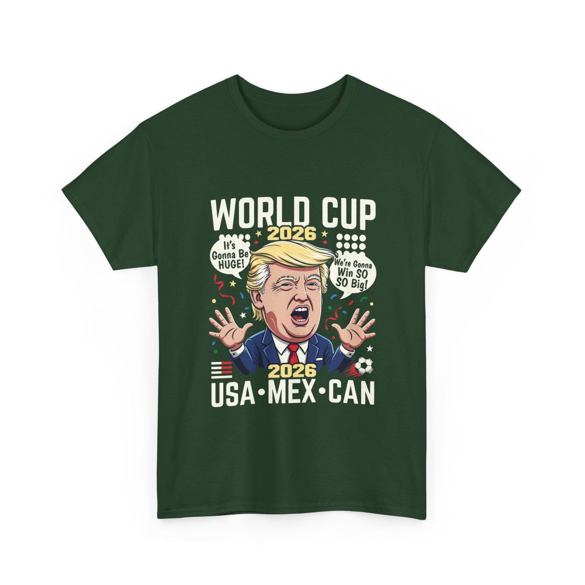 World Cup 2026 Trump Caricature Funny Soccer Shirt - Image 15