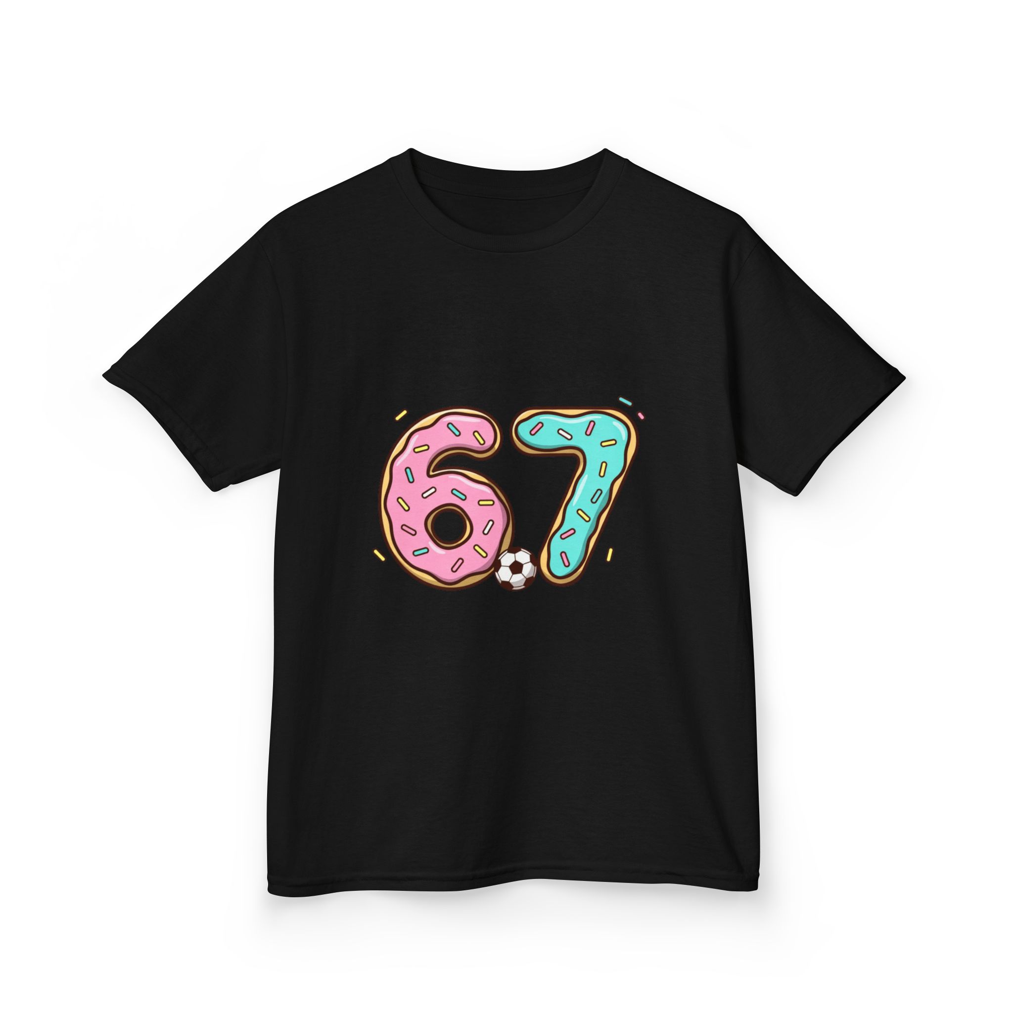 Kids 67 Doughnut Football Shirt