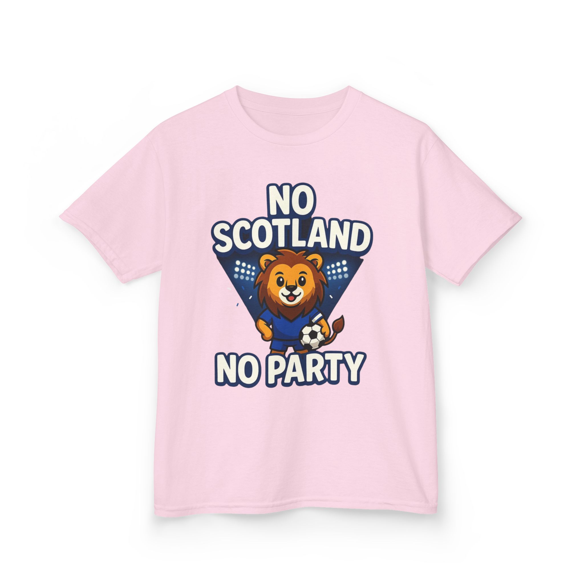 No Scotland No Party Kids Football T Shirt - Image 43