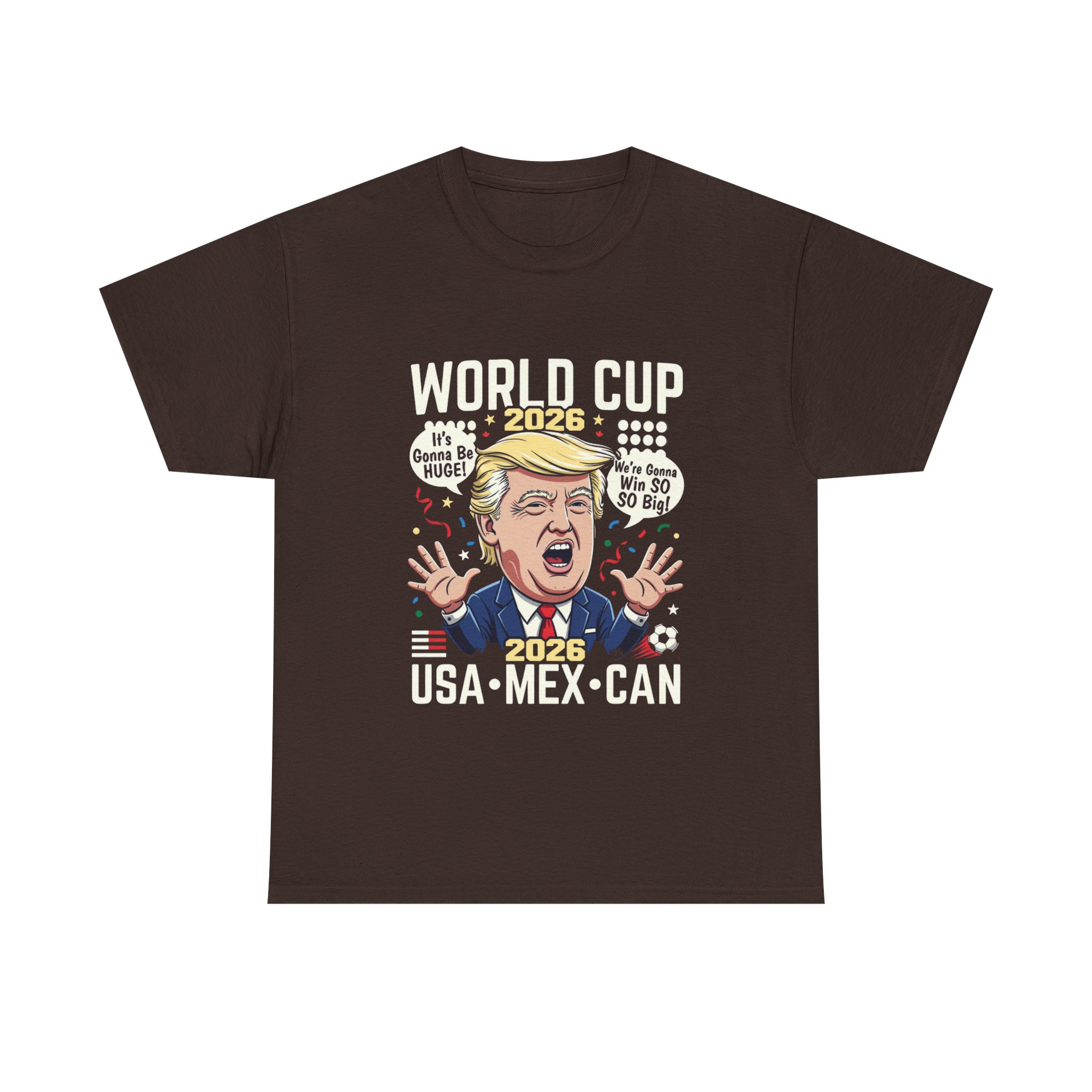 World Cup 2026 Trump Caricature Funny Soccer Shirt - Image 9
