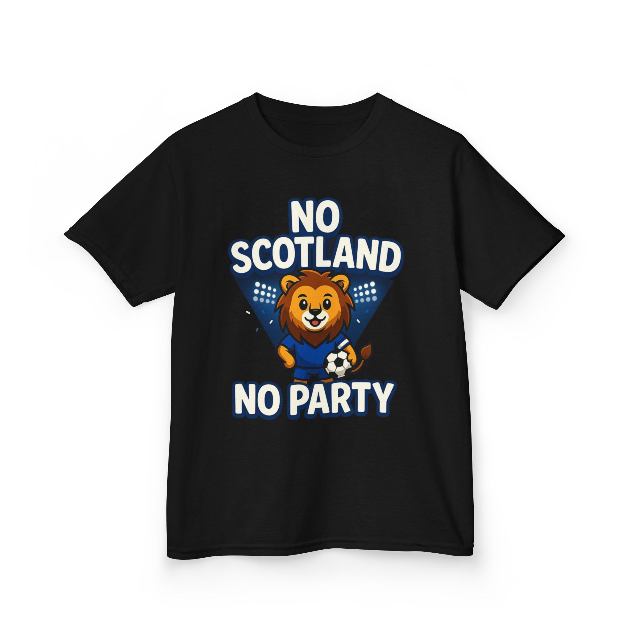 No Scotland No Party Kids Football T Shirt - Image 11