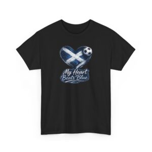 My Heart Beats Blue Scotland T Shirt
