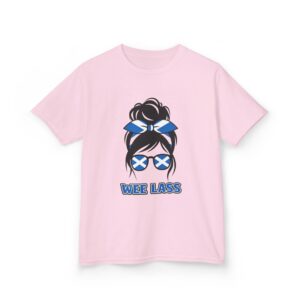 Kids Wee Lass Scotland T Shirt