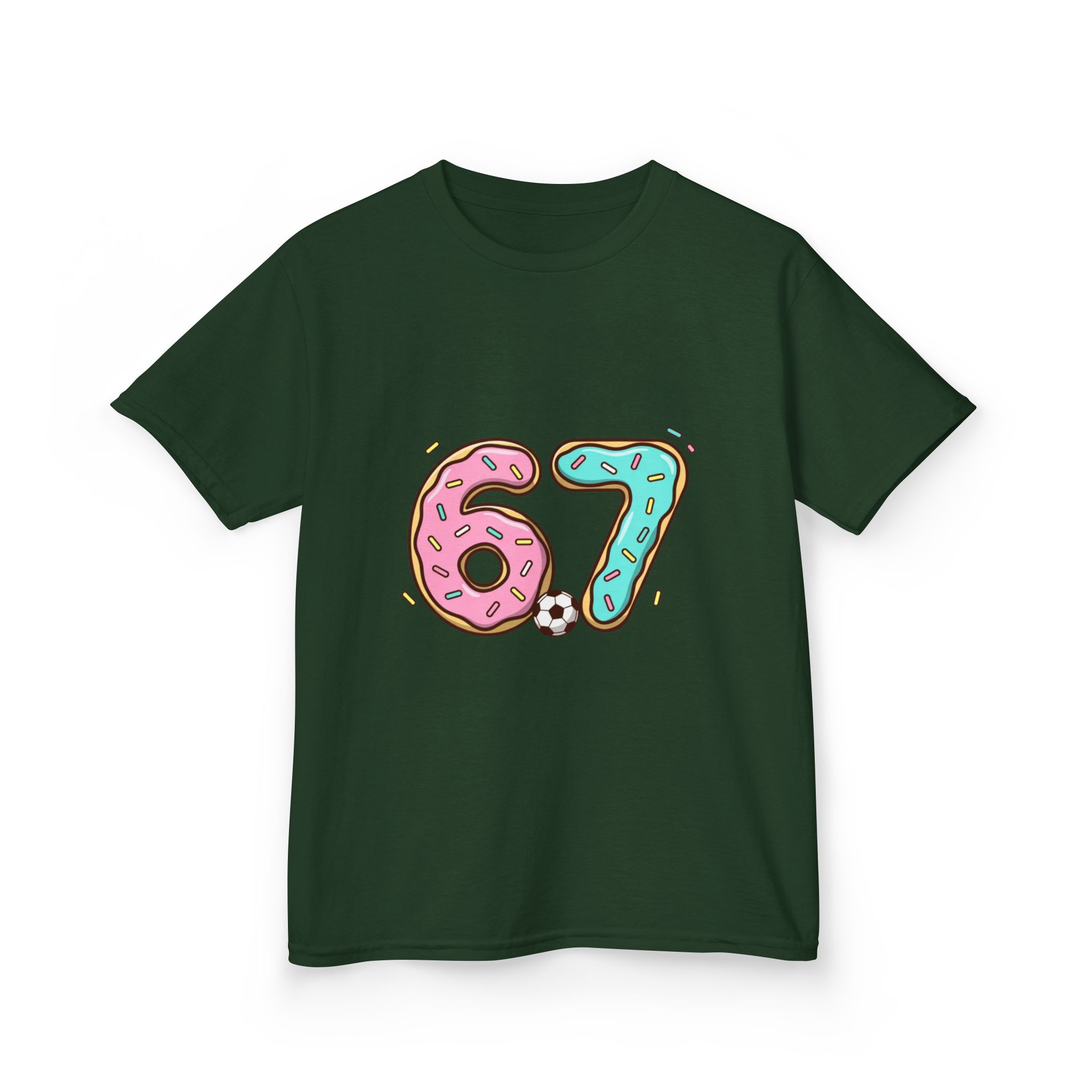Kids 67 Doughnut Football Shirt - Image 23