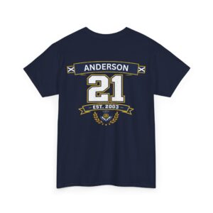 Personalised Scotland Football 21st Birthday T Shirt