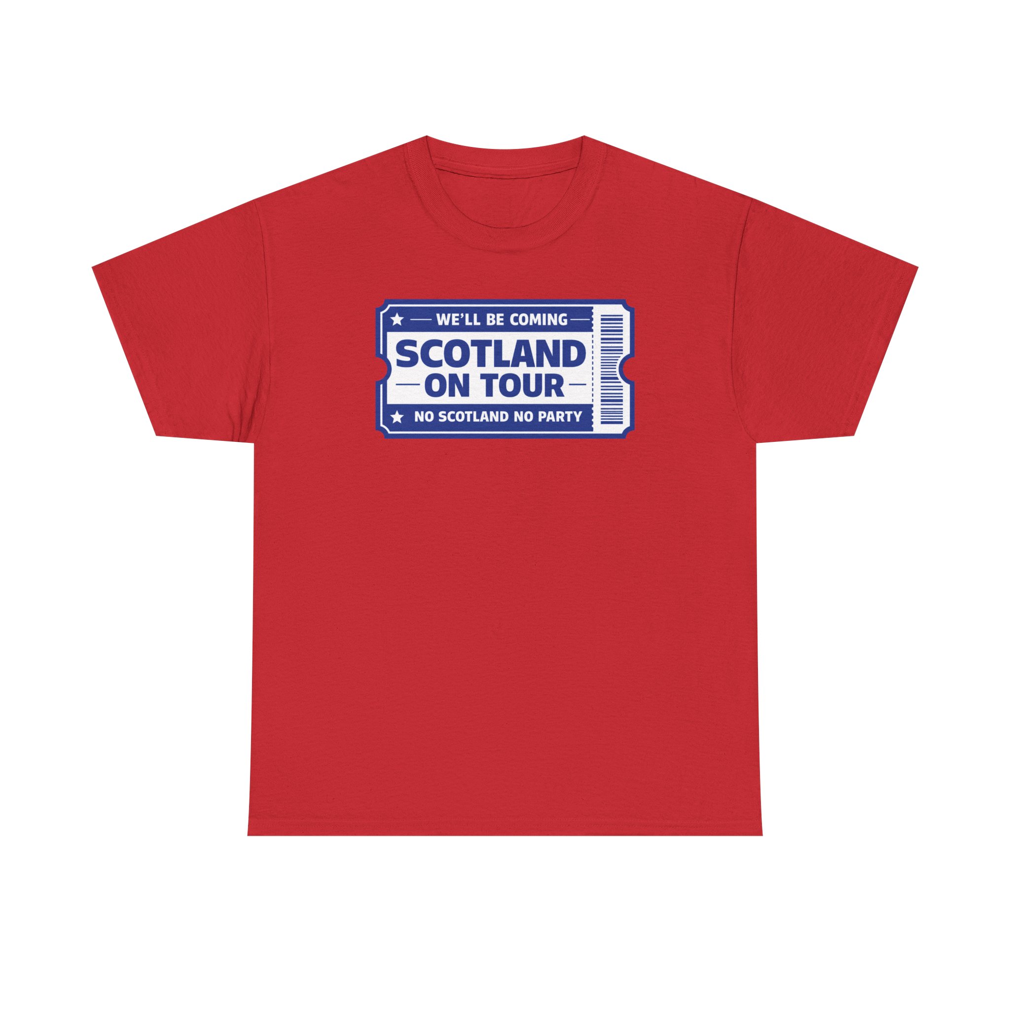 Scotland On Tour Ticket T Shirt - Image 49