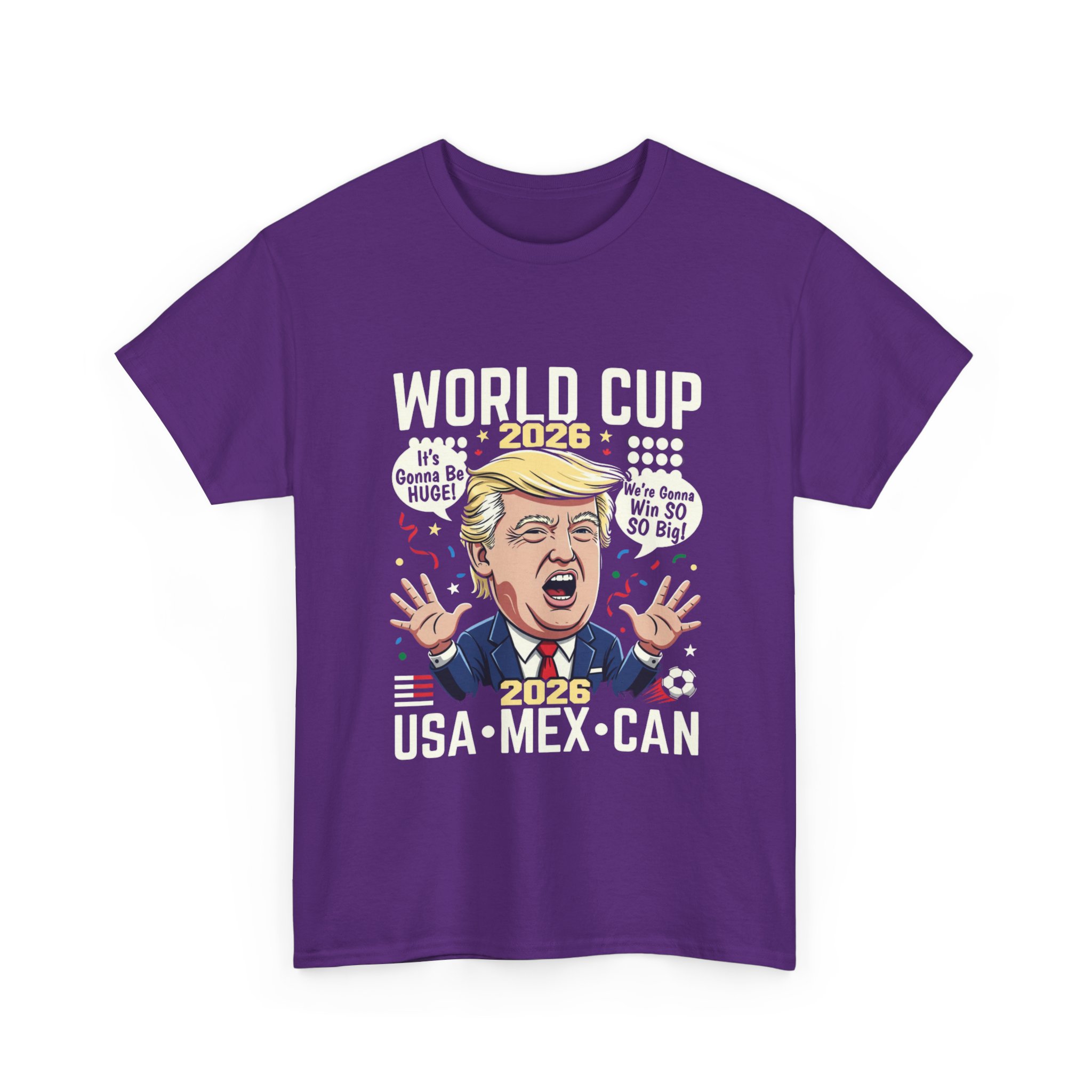 World Cup 2026 Trump Caricature Funny Soccer Shirt - Image 27