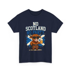No Scotland No Party Shirt, Highland Cow Beer T Shirt