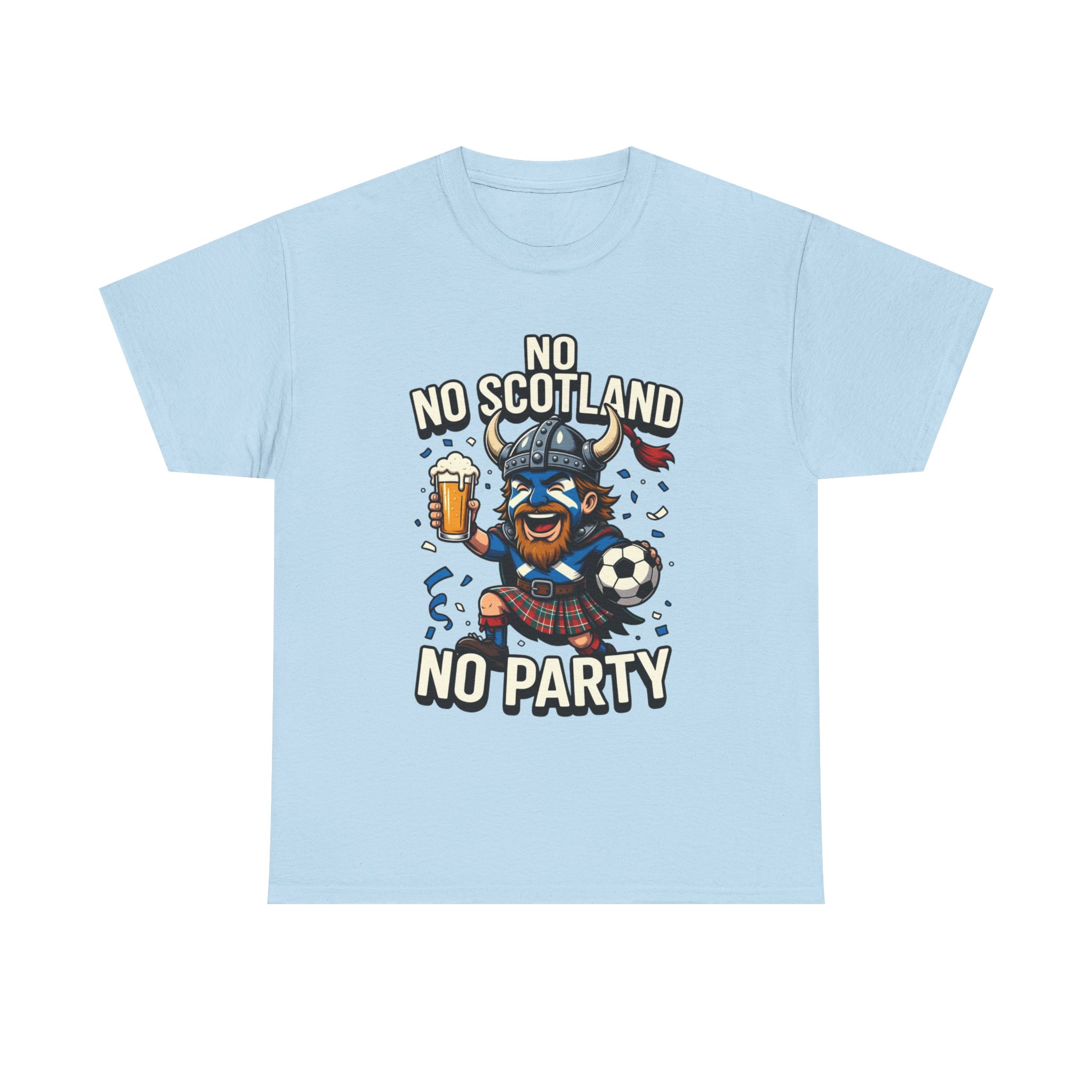 Scottish Fitbaw No Scotland No Party Shirt - Image 33