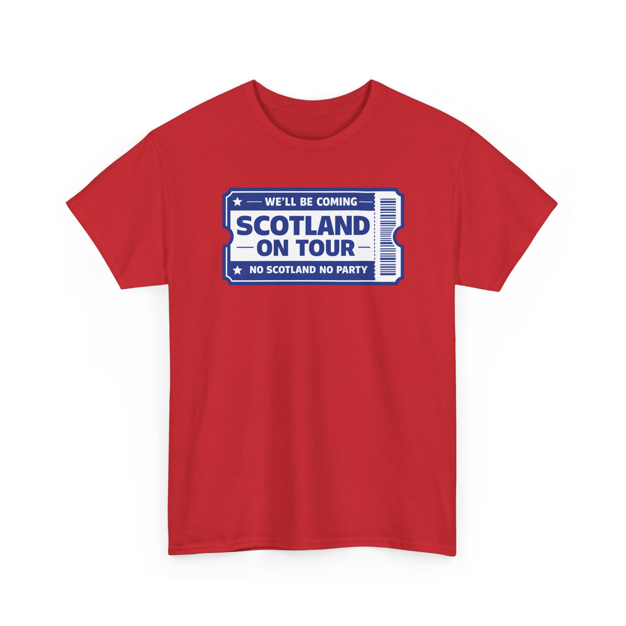 Scotland On Tour Ticket T Shirt - Image 51