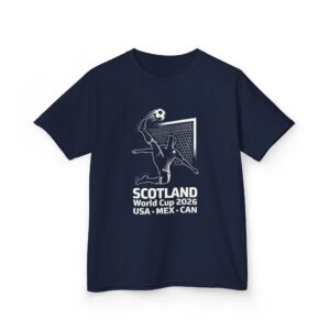 Kids Scotland World Cup 2026 Football T-Shirt
