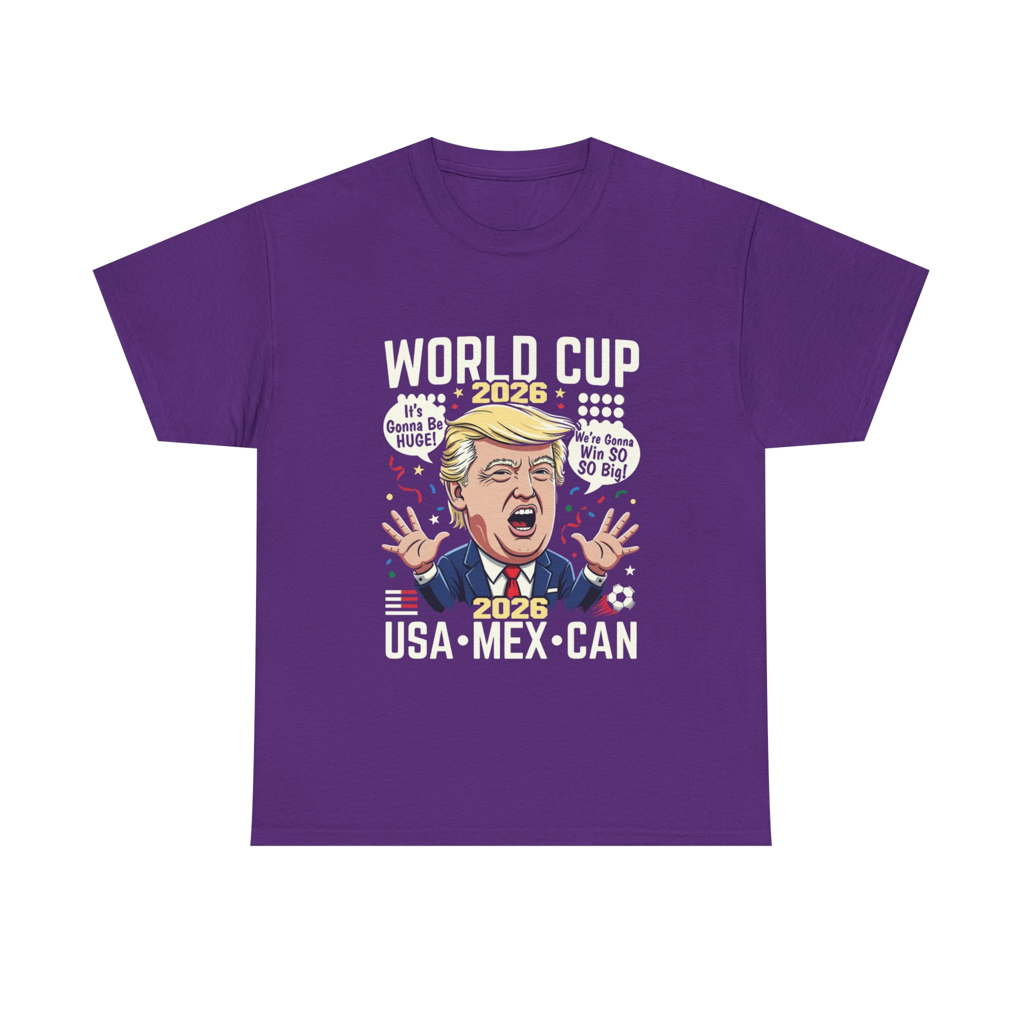 World Cup 2026 Trump Caricature Funny Soccer Shirt - Image 25