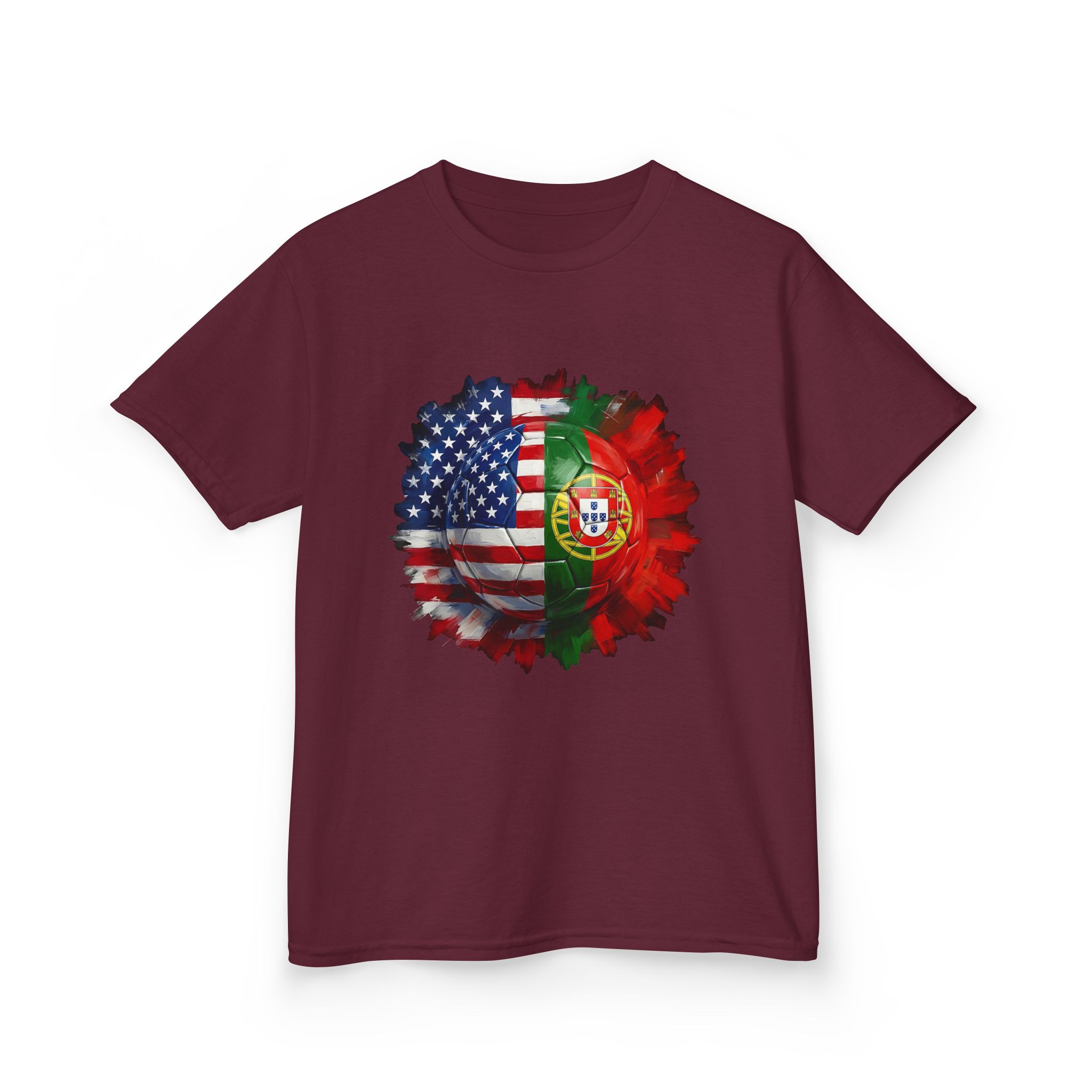 Kids USA vs Portugal Soccer Shirt - Image 7