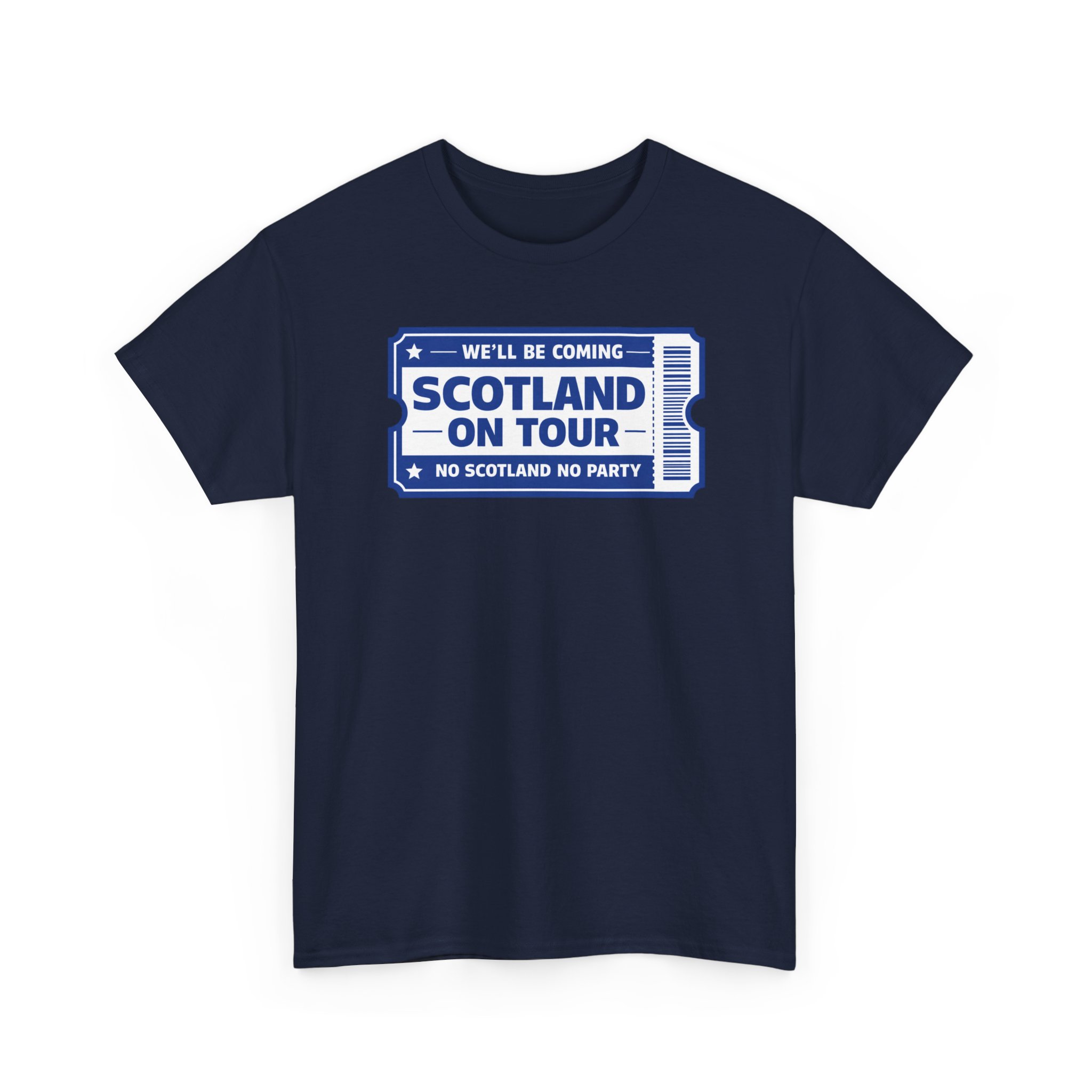 Scotland On Tour Ticket T Shirt