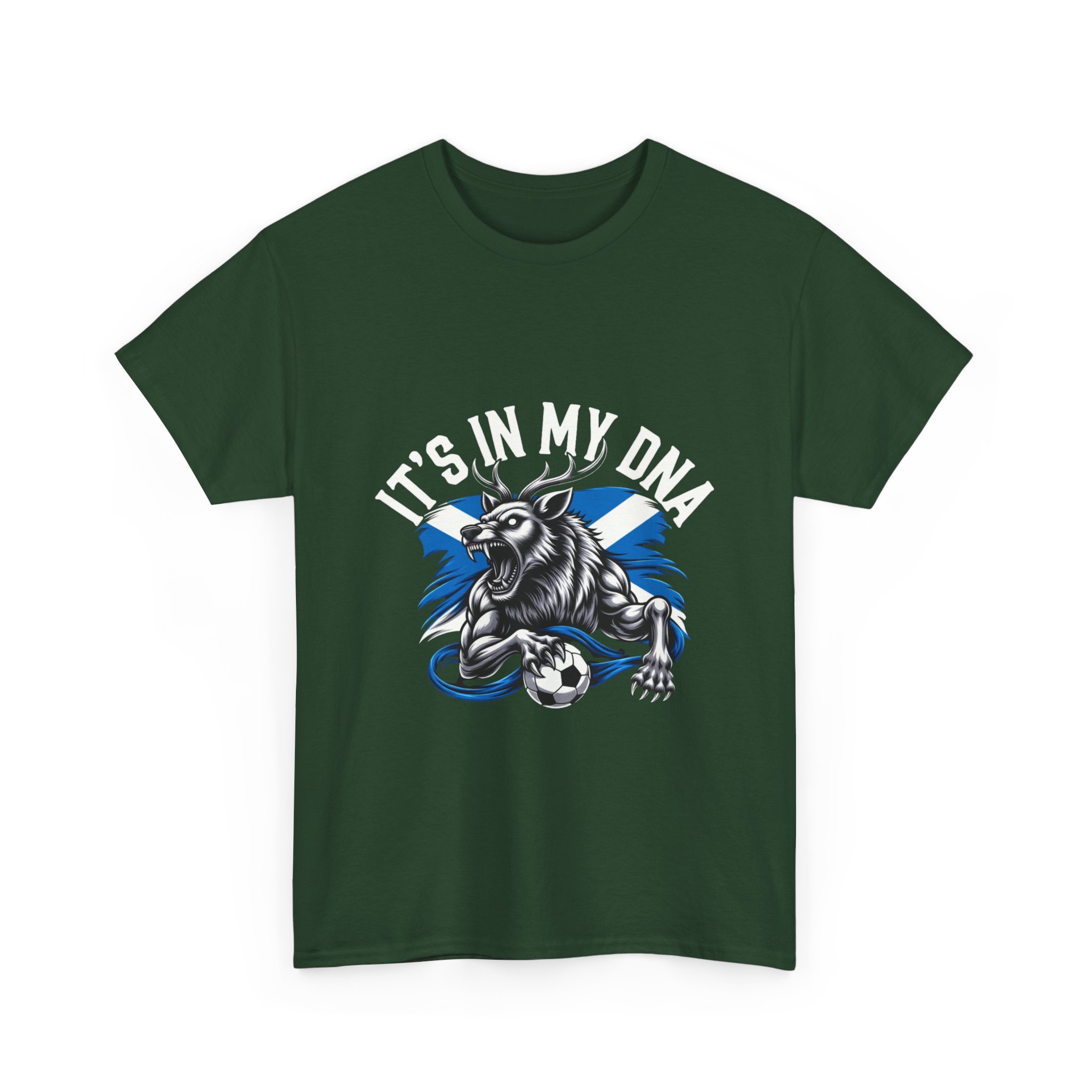 Scottish Football "It's In My DNA" Wolf T-Shirt - Image 19