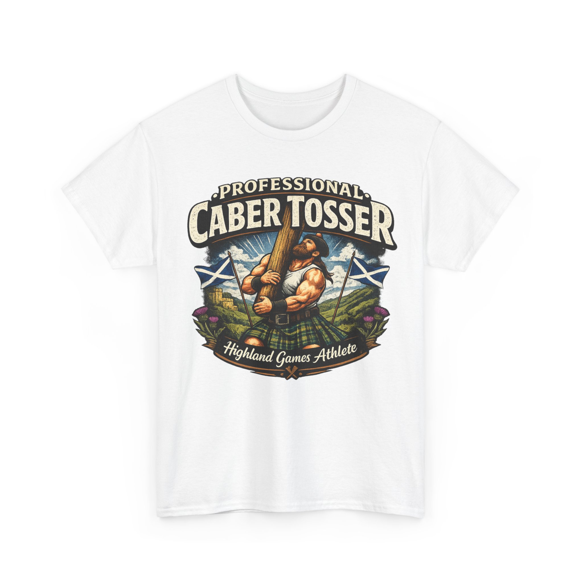Highland Games Caber Toss Shirt - Image 3