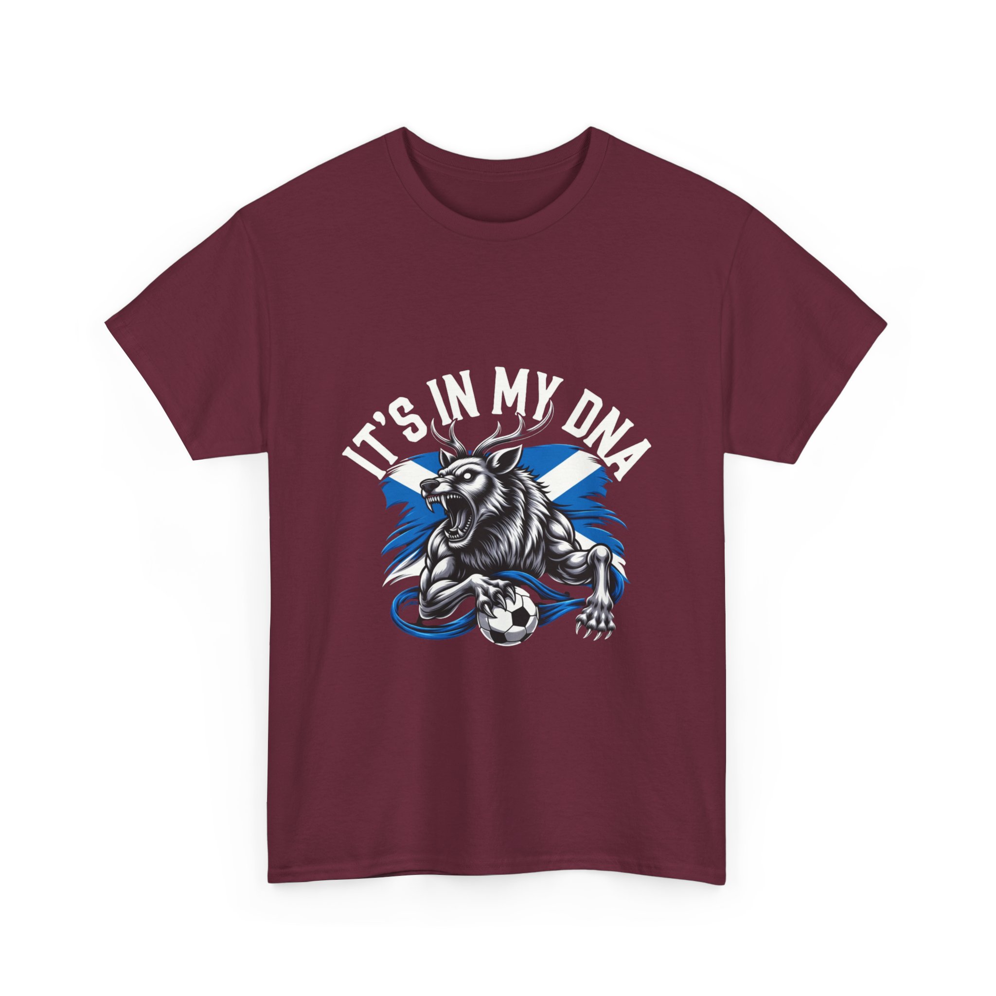 Scottish Football "It's In My DNA" Wolf T-Shirt - Image 11