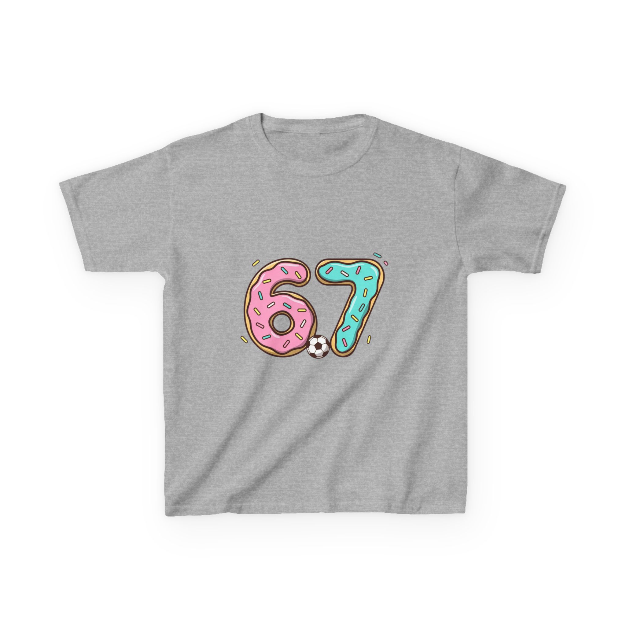 Kids 67 Doughnut Football Shirt - Image 13