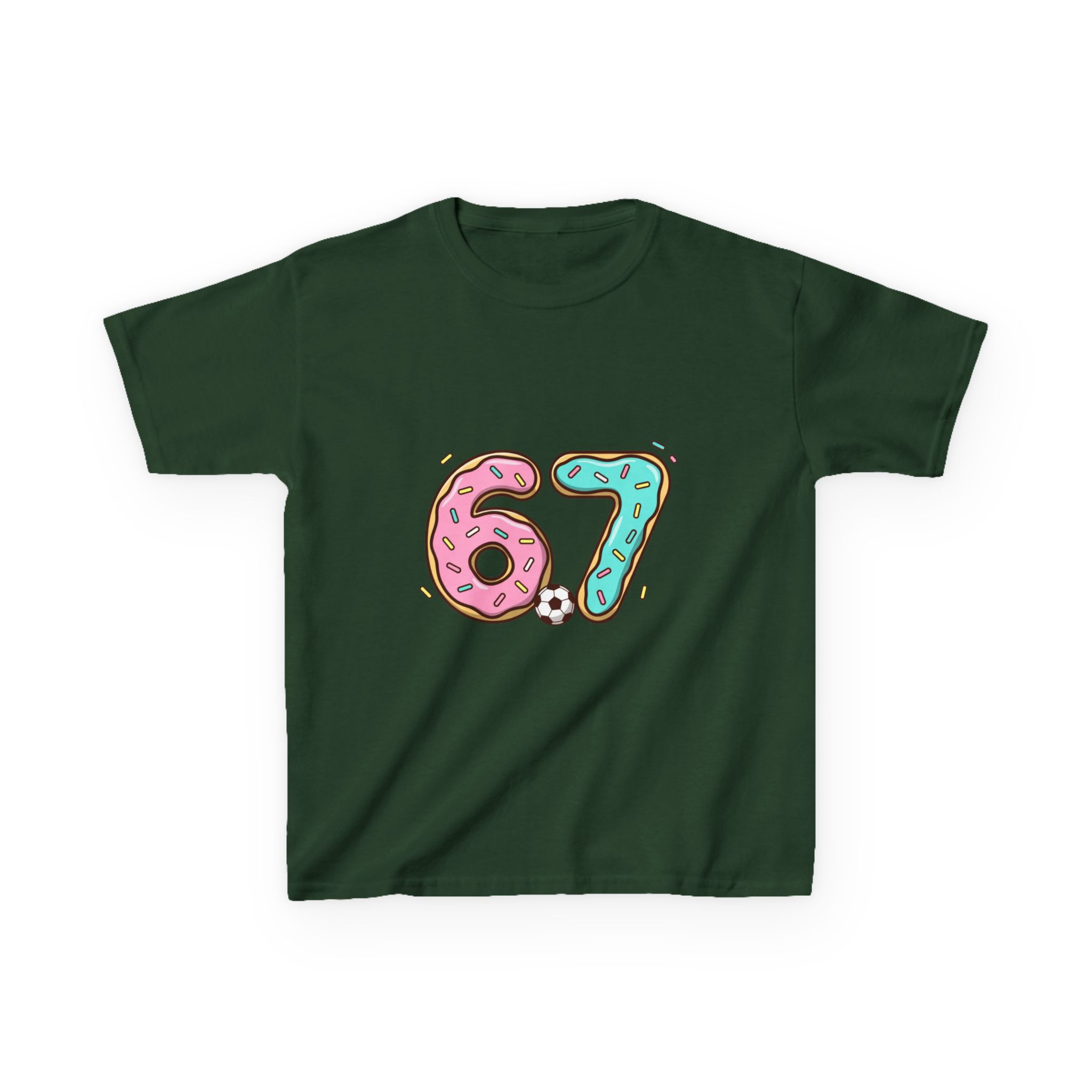 Kids 67 Doughnut Football Shirt - Image 21