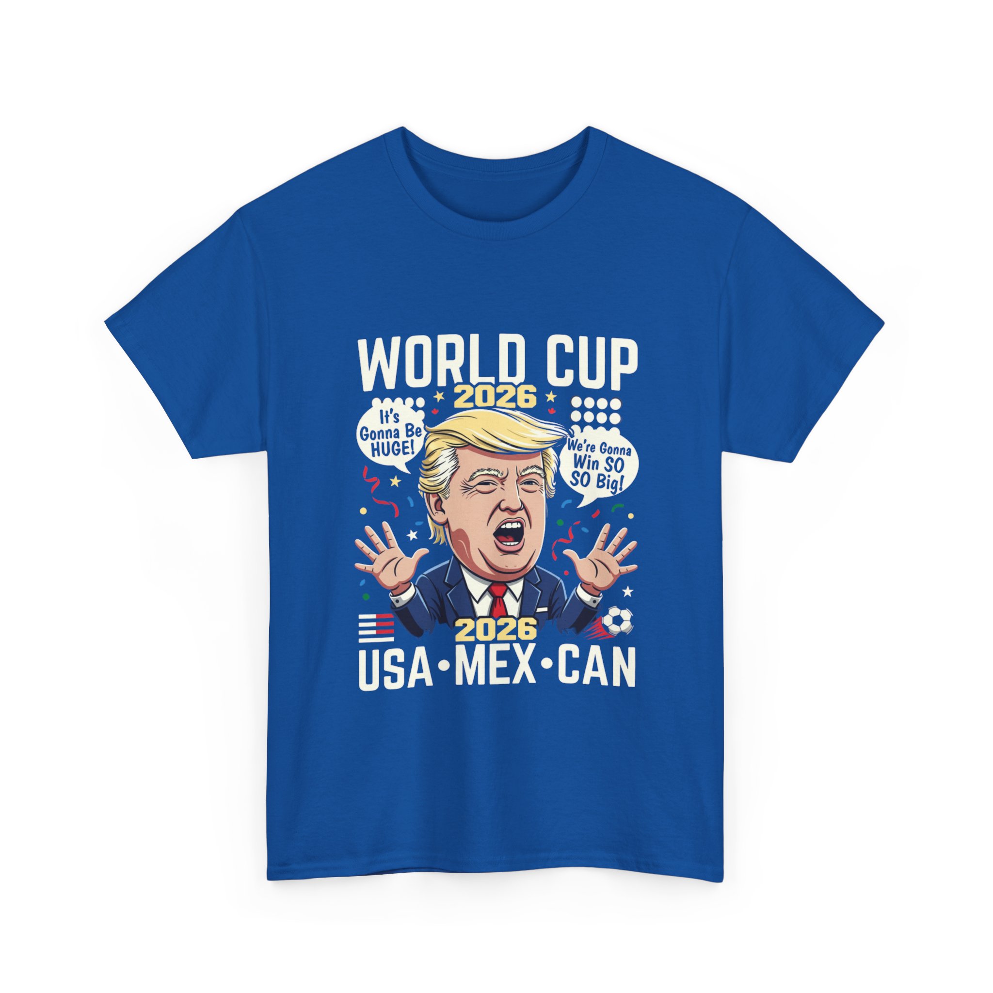 World Cup 2026 Trump Caricature Funny Soccer Shirt - Image 19