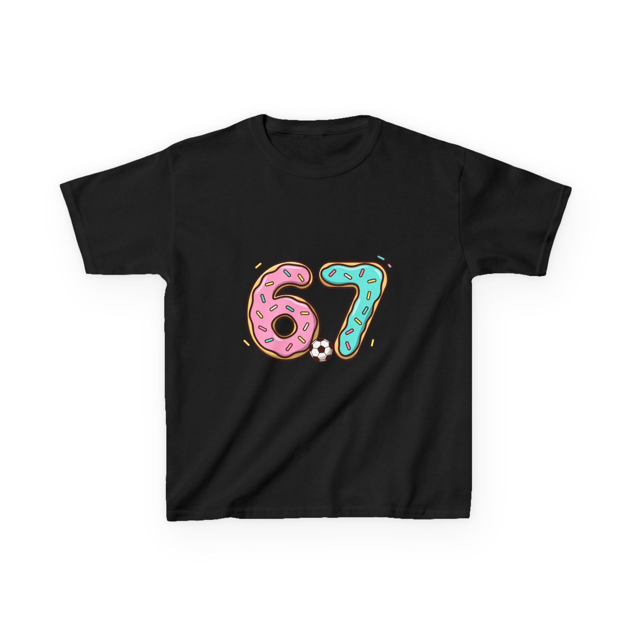 Kids 67 Doughnut Football Shirt - Image 2