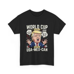 World Cup 2026 Trump Caricature Funny Soccer Shirt