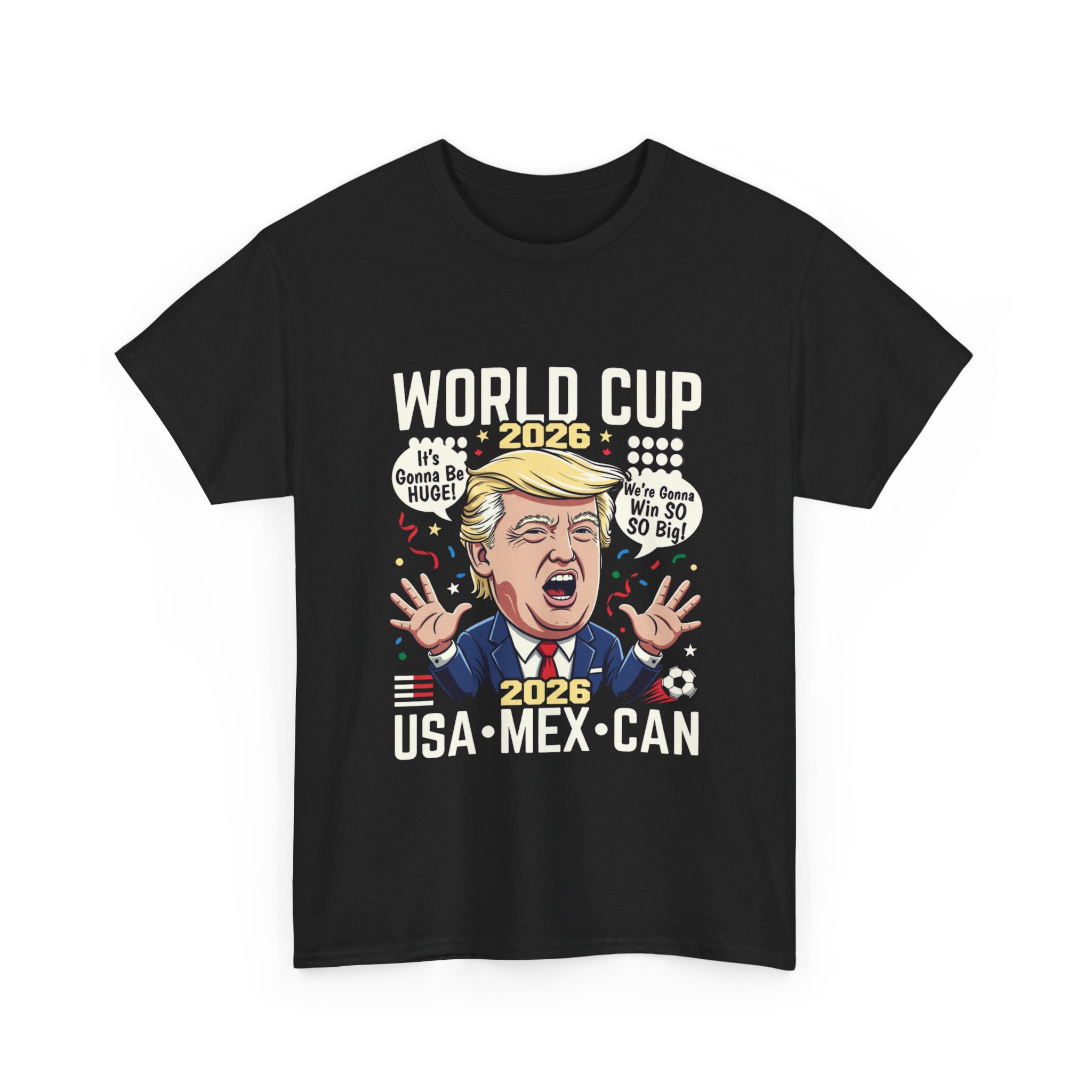 World Cup 2026 Trump Caricature Funny Soccer Shirt