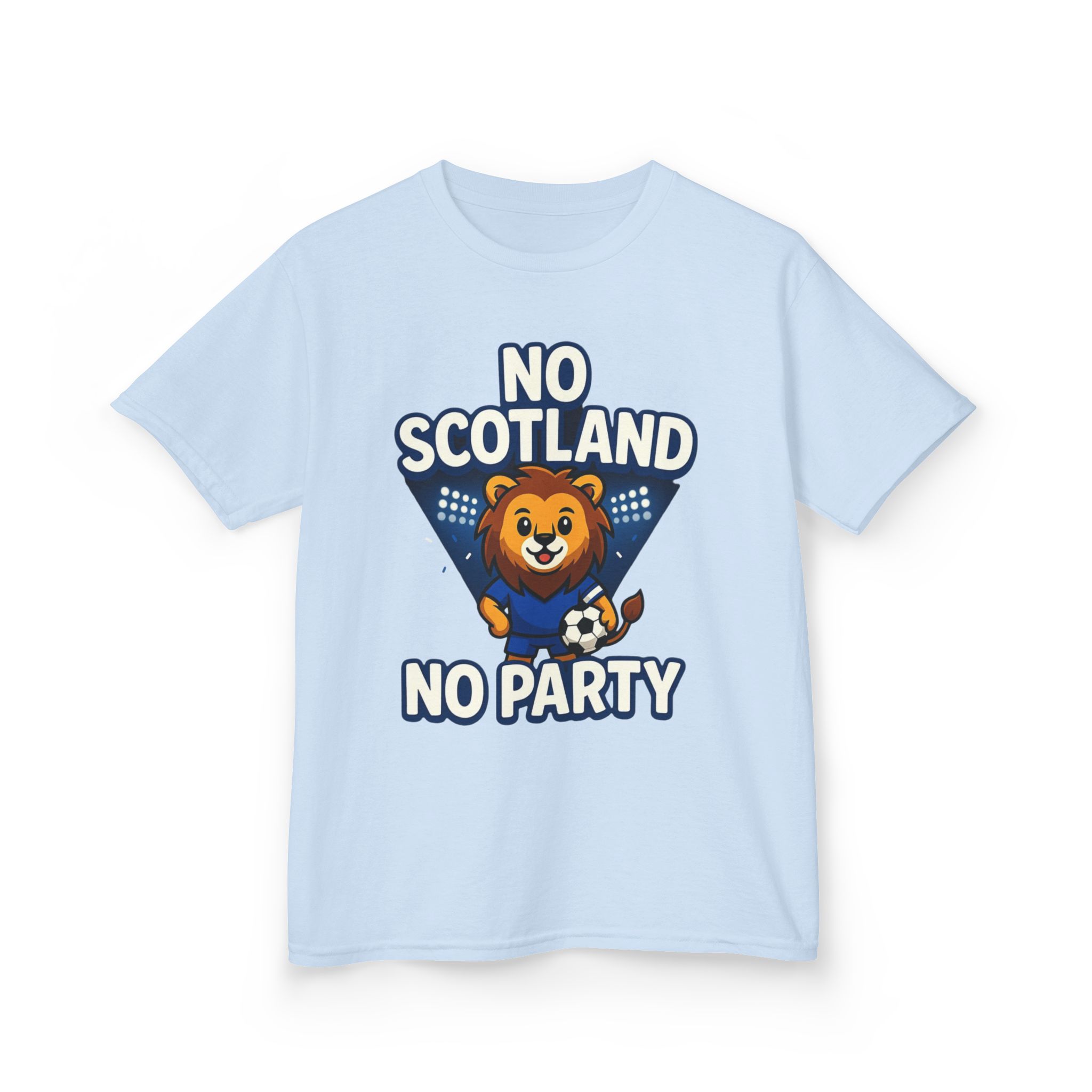 No Scotland No Party Kids Football T Shirt - Image 31