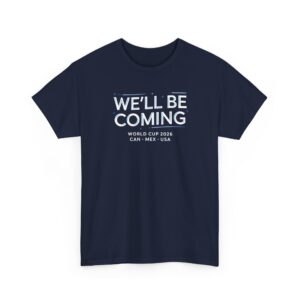 We'll Be Coming Scotland Football T Shirt