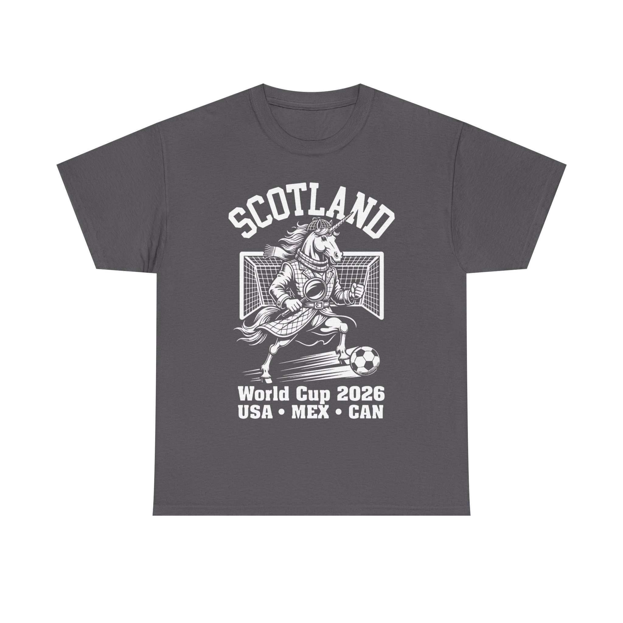 Scotland World Cup Unicorn Sherlock Mascot 2026 Football T-Shirt - Image 21