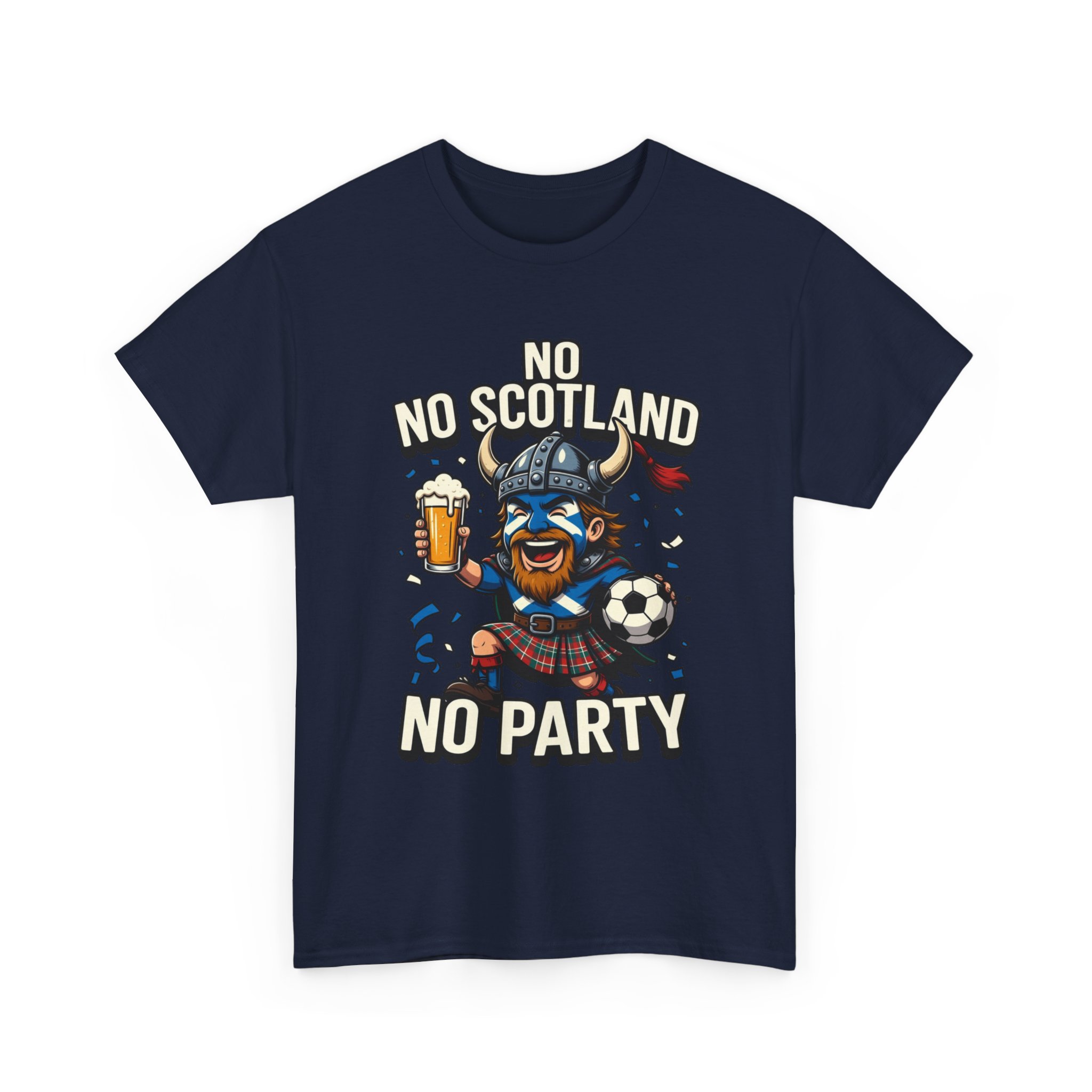 Scottish Fitbaw No Scotland No Party Shirt
