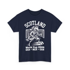 Scotland World Cup Unicorn Sherlock Mascot 2026 Football T-Shirt