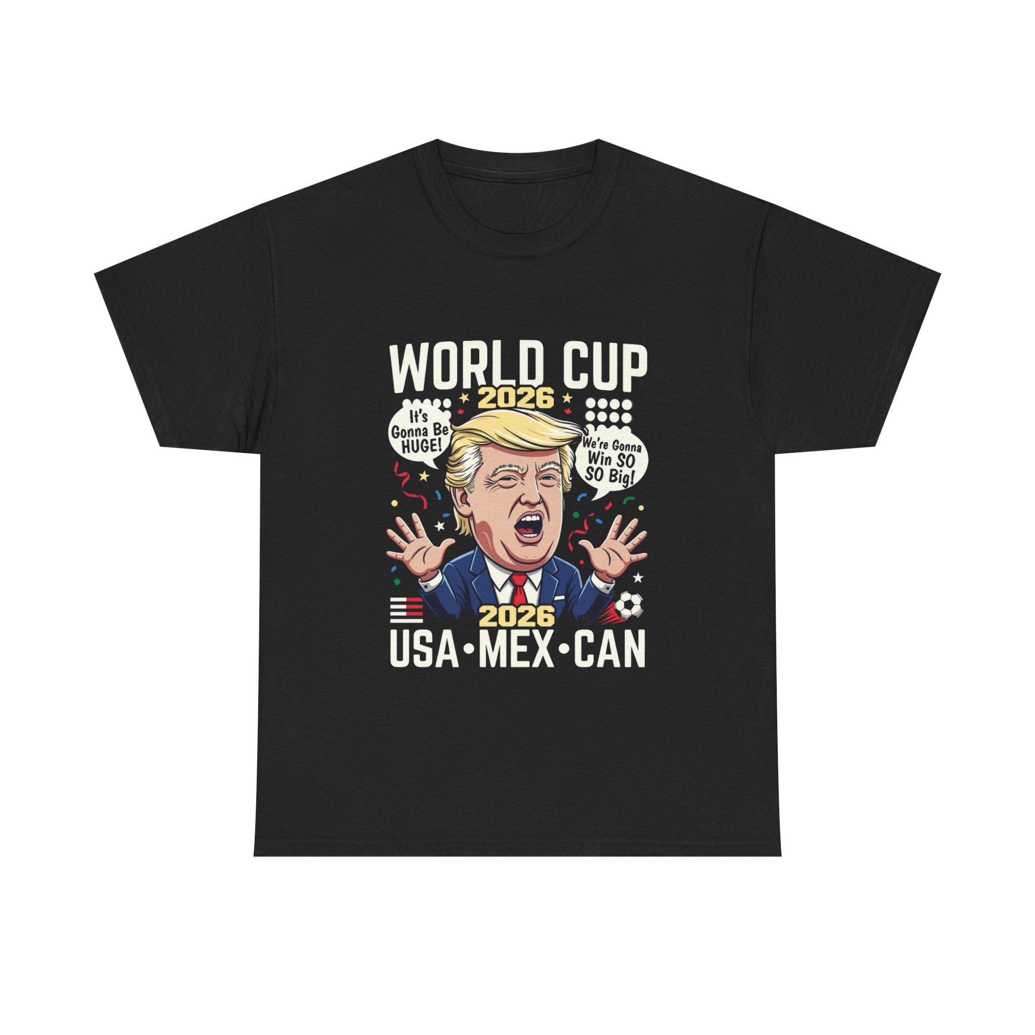 World Cup 2026 Trump Caricature Funny Soccer Shirt - Image 2